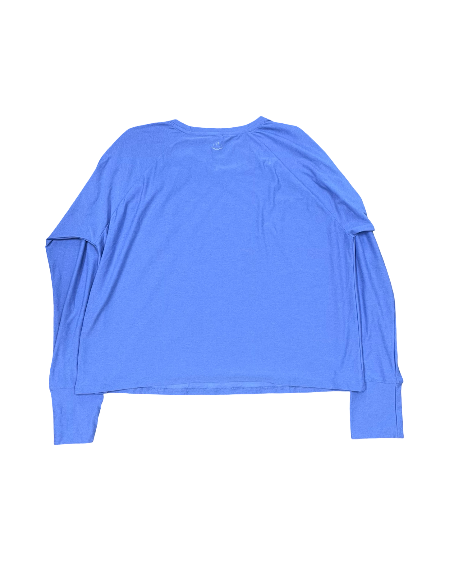 Athletic Top Ls Crewneck By Beyond Yoga In Blue, Size:M