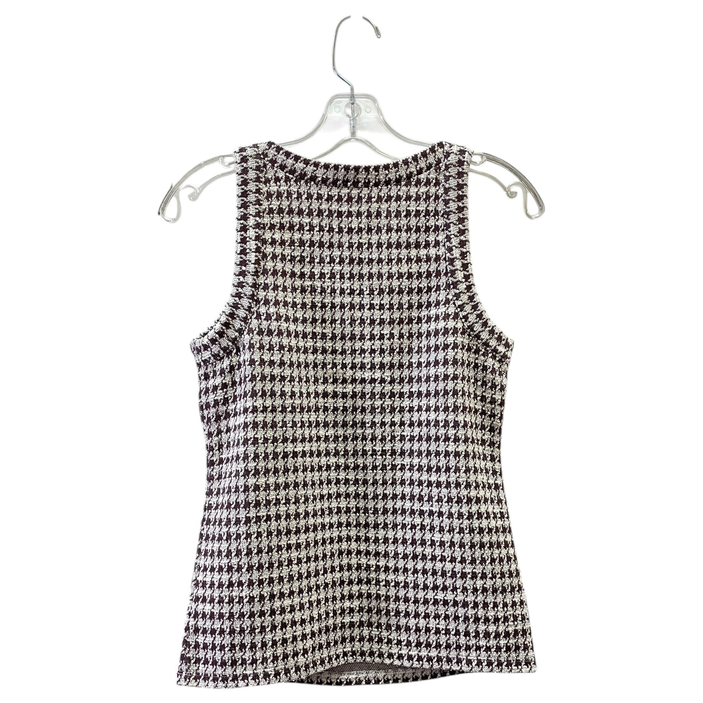 Sweater By Ann Taylor In Brown & White, Size:Xs