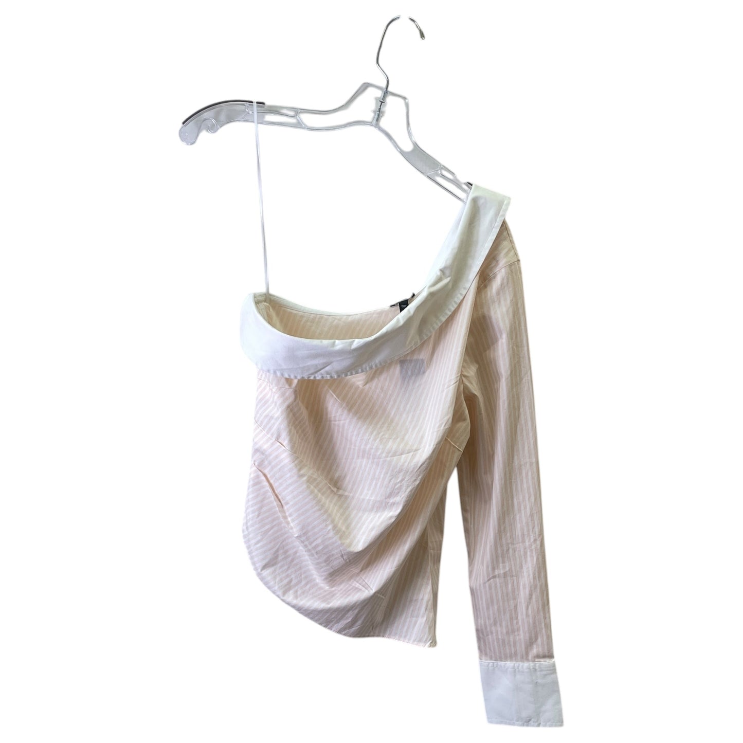 Top Ls By Express In Pink & White, Size:Xs