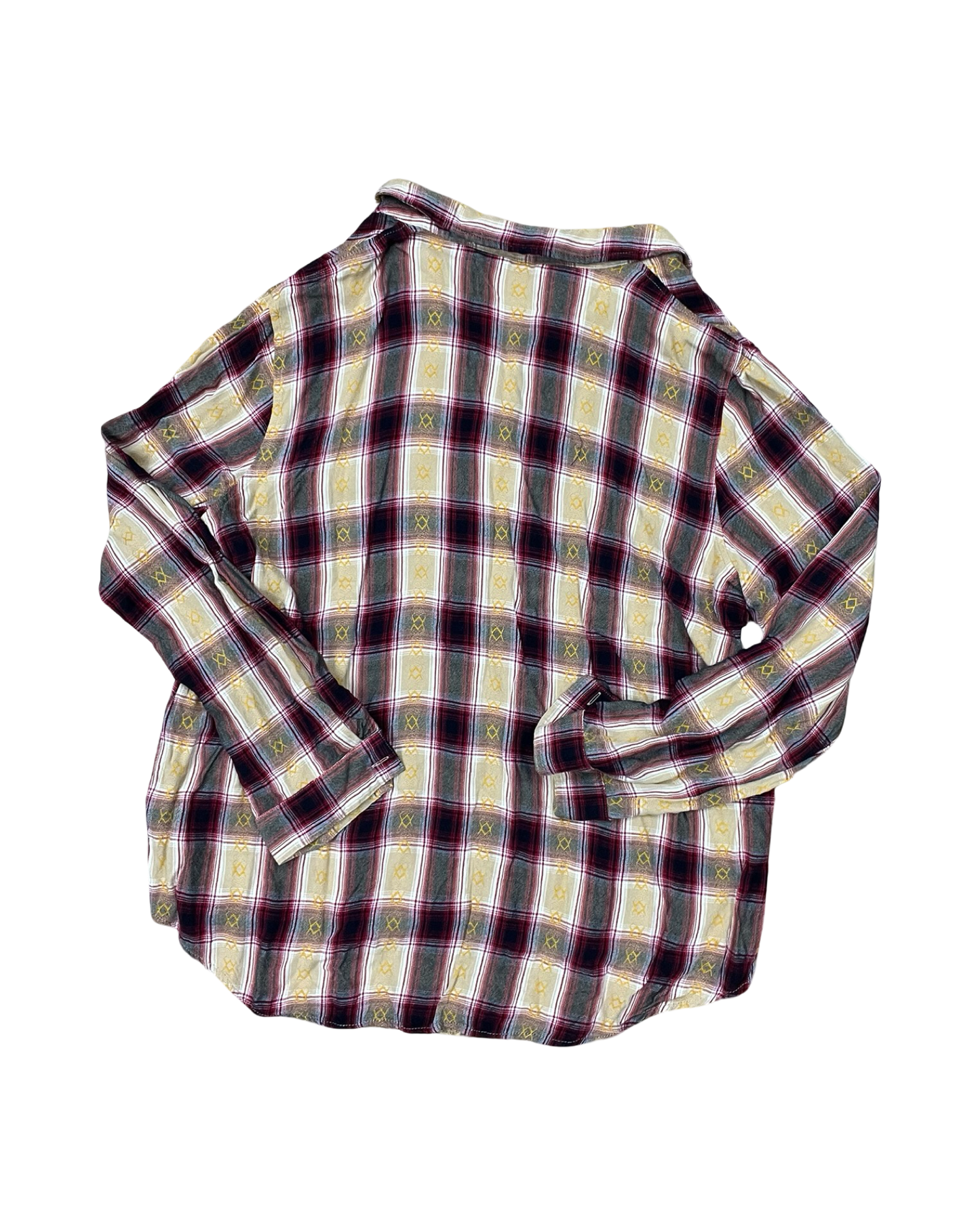 Top Ls By Cato In Red & Yellow, Size:Xl