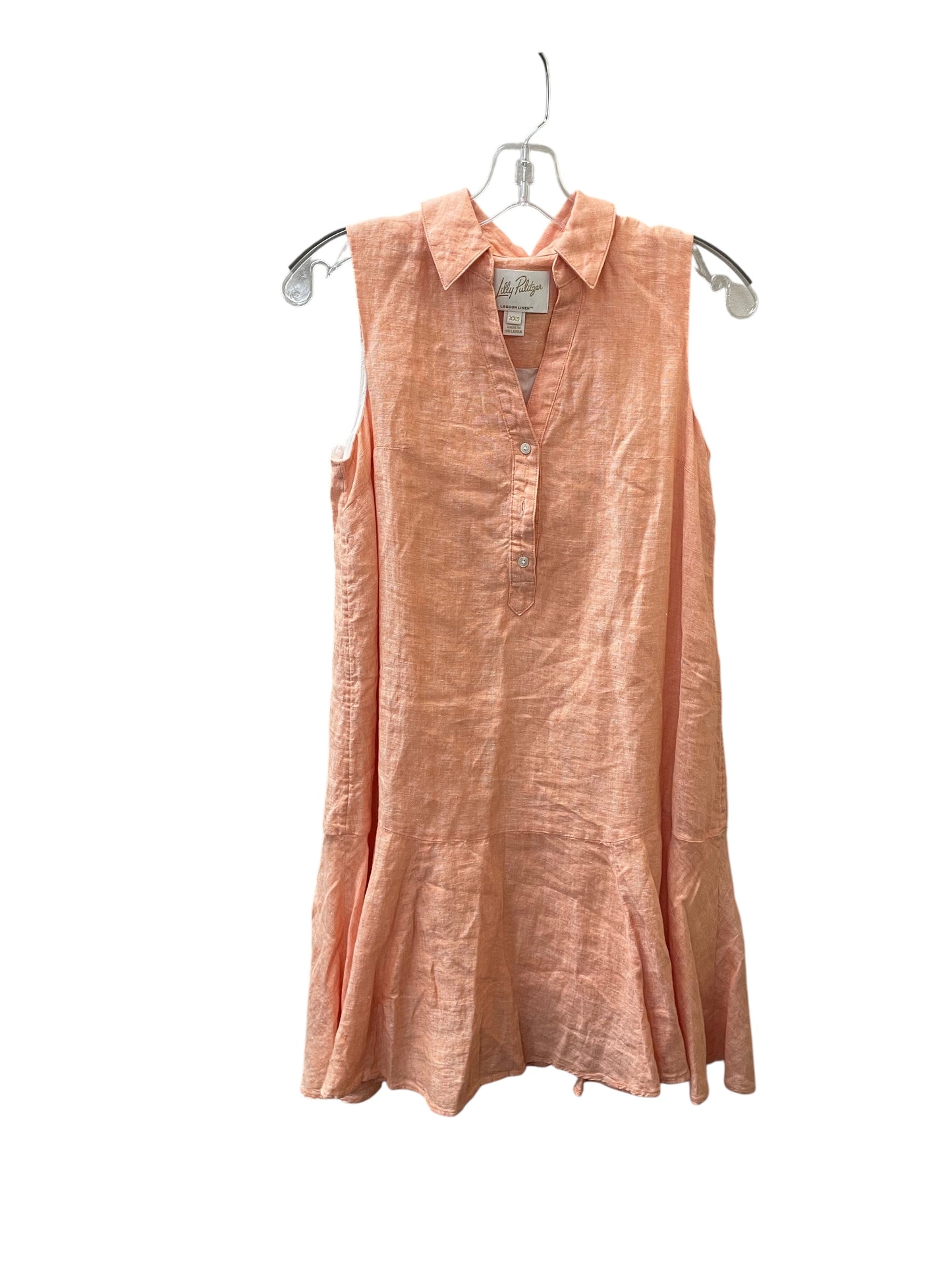 Dress Designer By Lilly Pulitzer In Orange, Size:Xxs