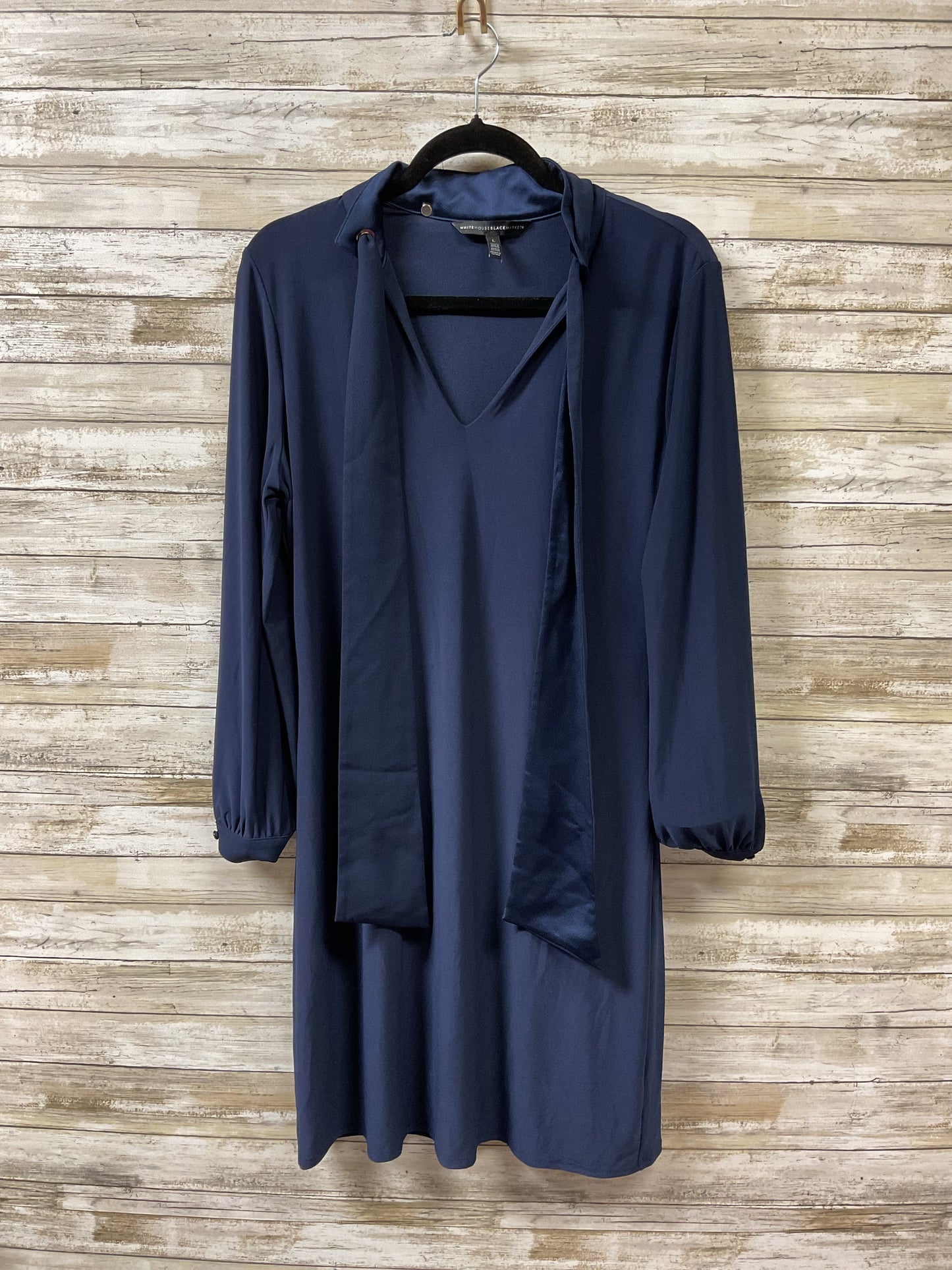 Dress Casual Short By White House Black Market In Blue, Size:L