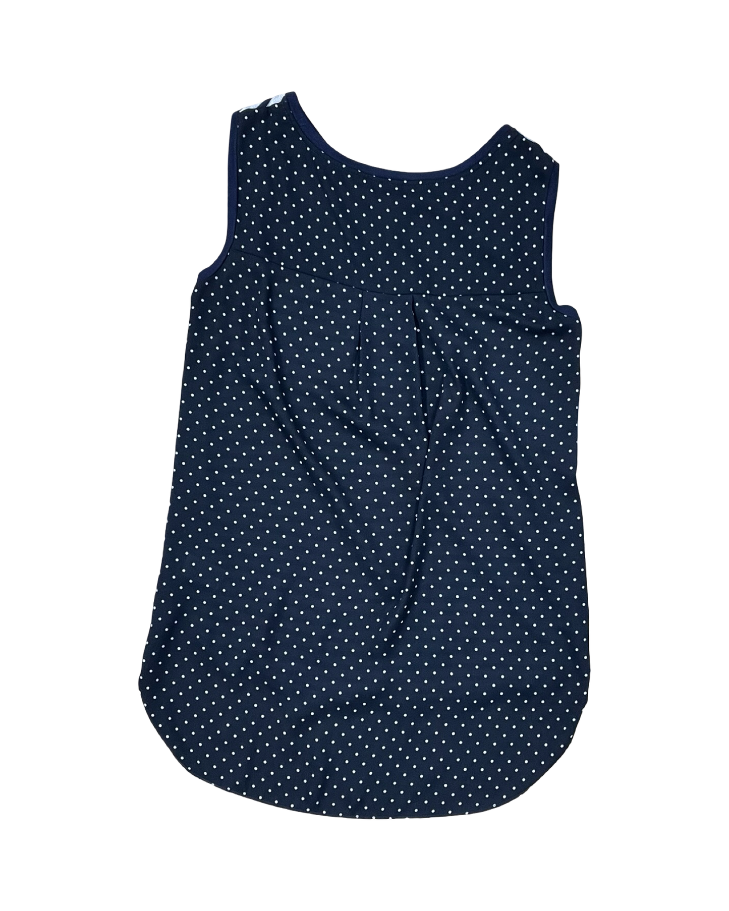 Top Sleeveless By Stylus In Blue & Grey, Size:M
