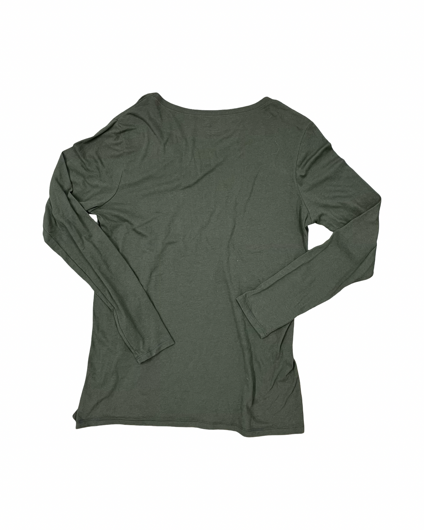 Top Ls By No Boundaries In Green, Size:Xl