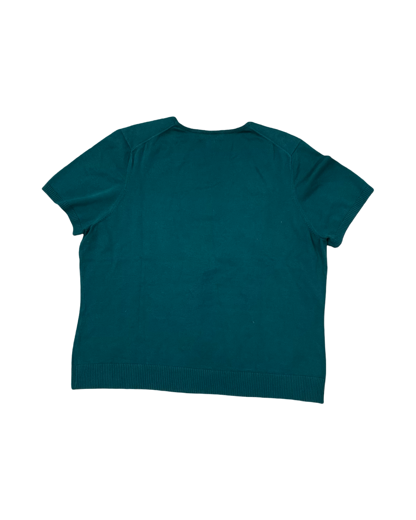 Sweater Ss By Lands End In Green, Size:Xl