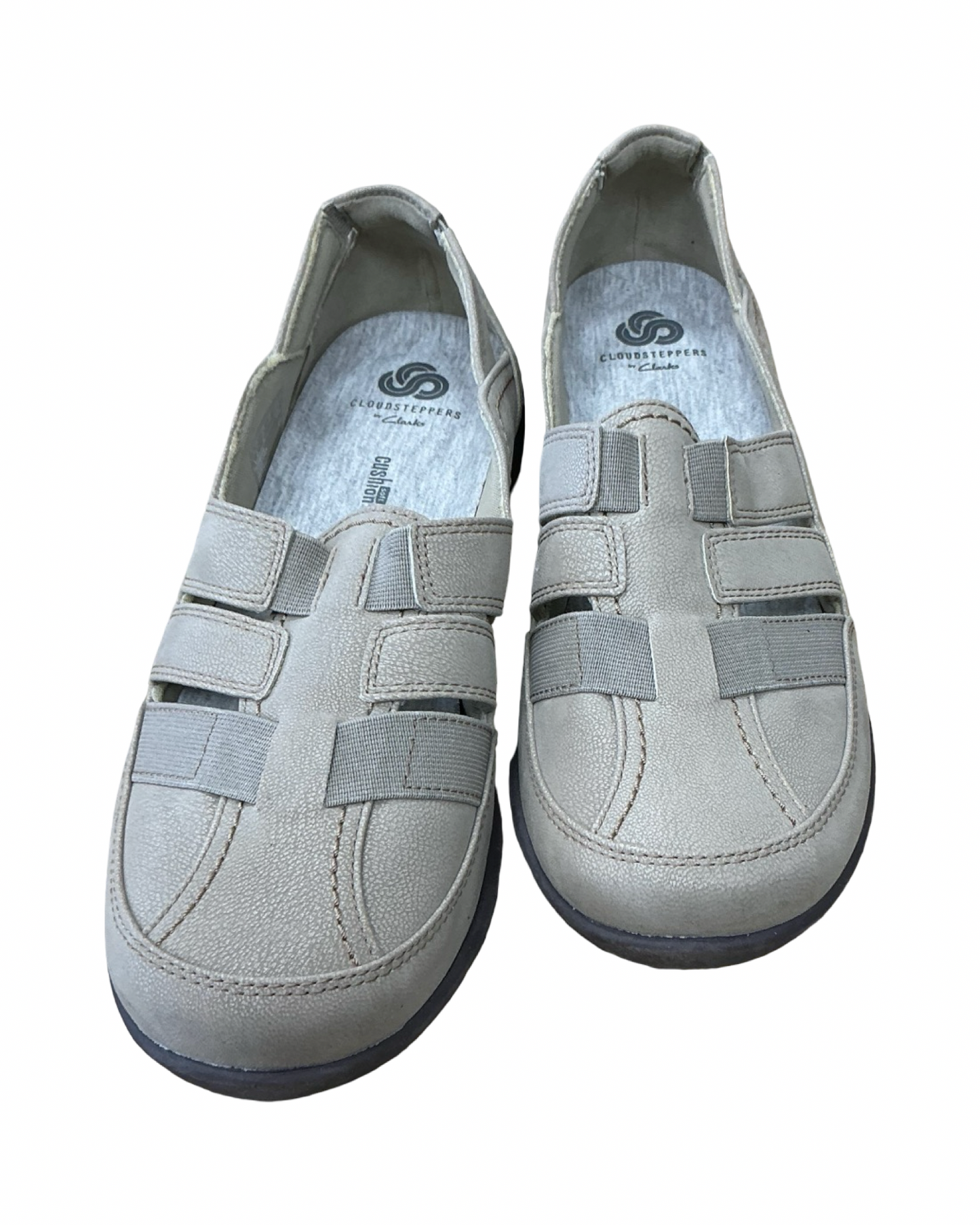 Shoes Flats By Clarks In Tan, Size:9
