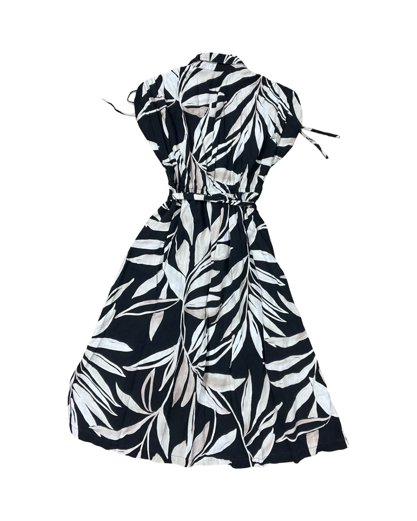 Dress Casual Maxi By Time And Tru In Black & Tan, Size:Xs