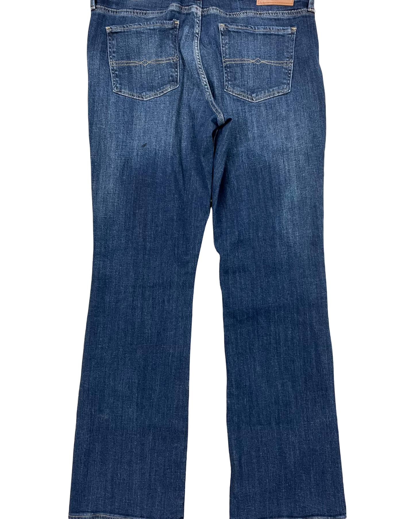Jeans Boot Cut By Lucky Brand In Blue Denim, Size:14