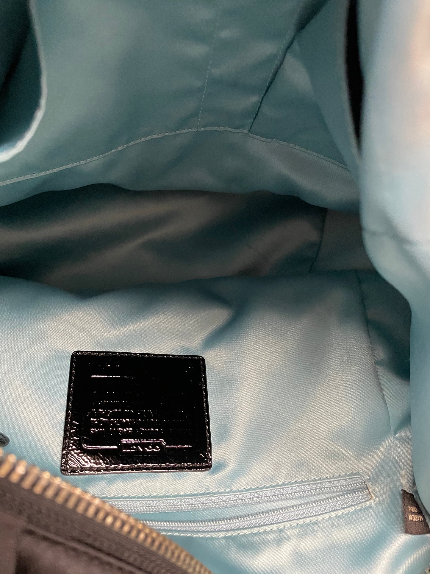 Handbag Designer By Coach In Black, Size:Large