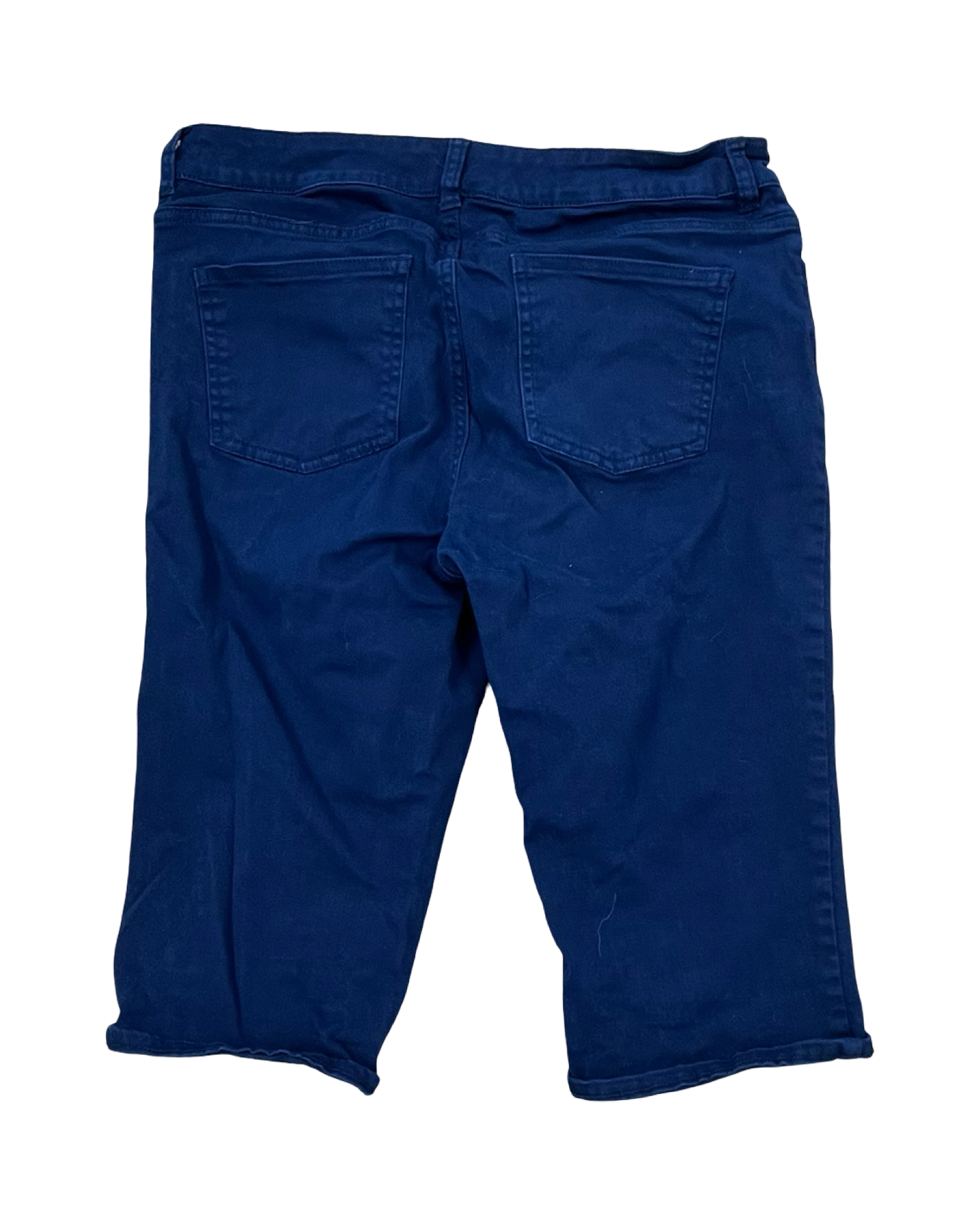 Jeans Cropped By Chaps In Blue Denim, Size:12