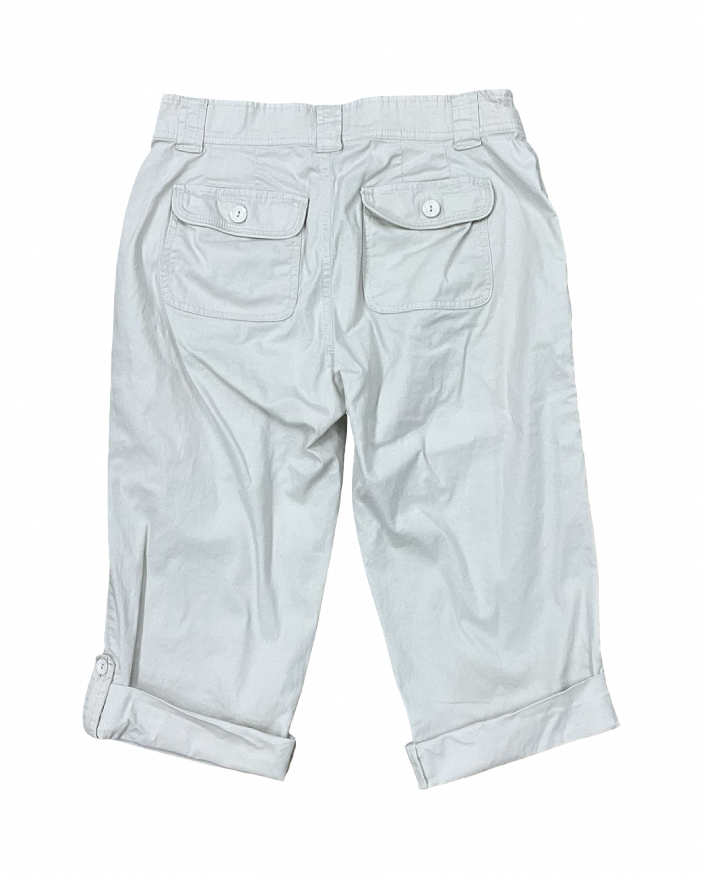 Pants Cropped By Gloria Vanderbilt In Cream, Size:6