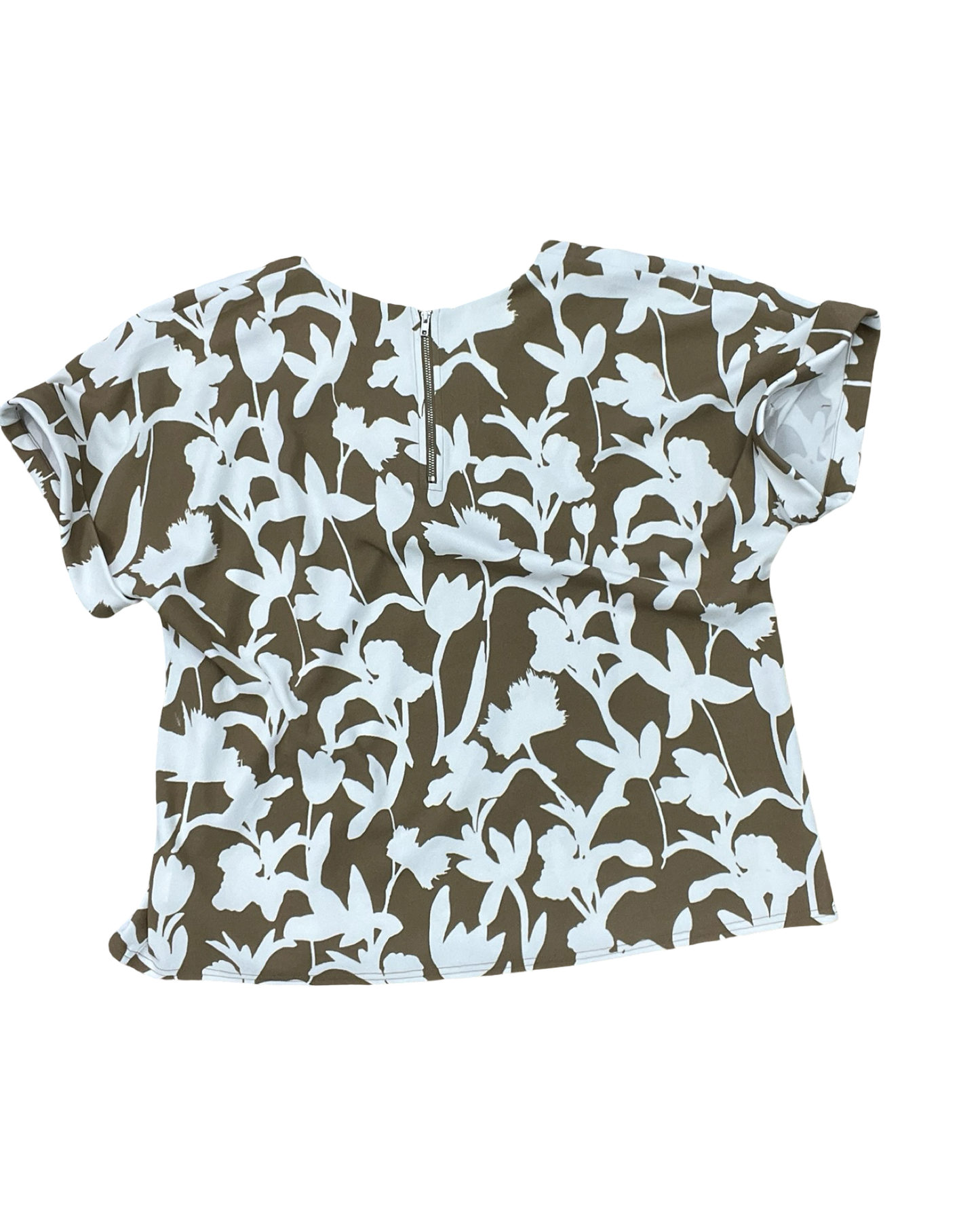 Top Ss By Melloday In Brown & White, Size:L