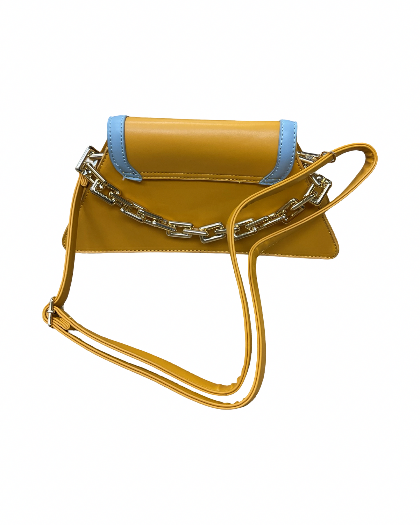 Handbag By Clothes Mentor In Yellow, Size:Medium