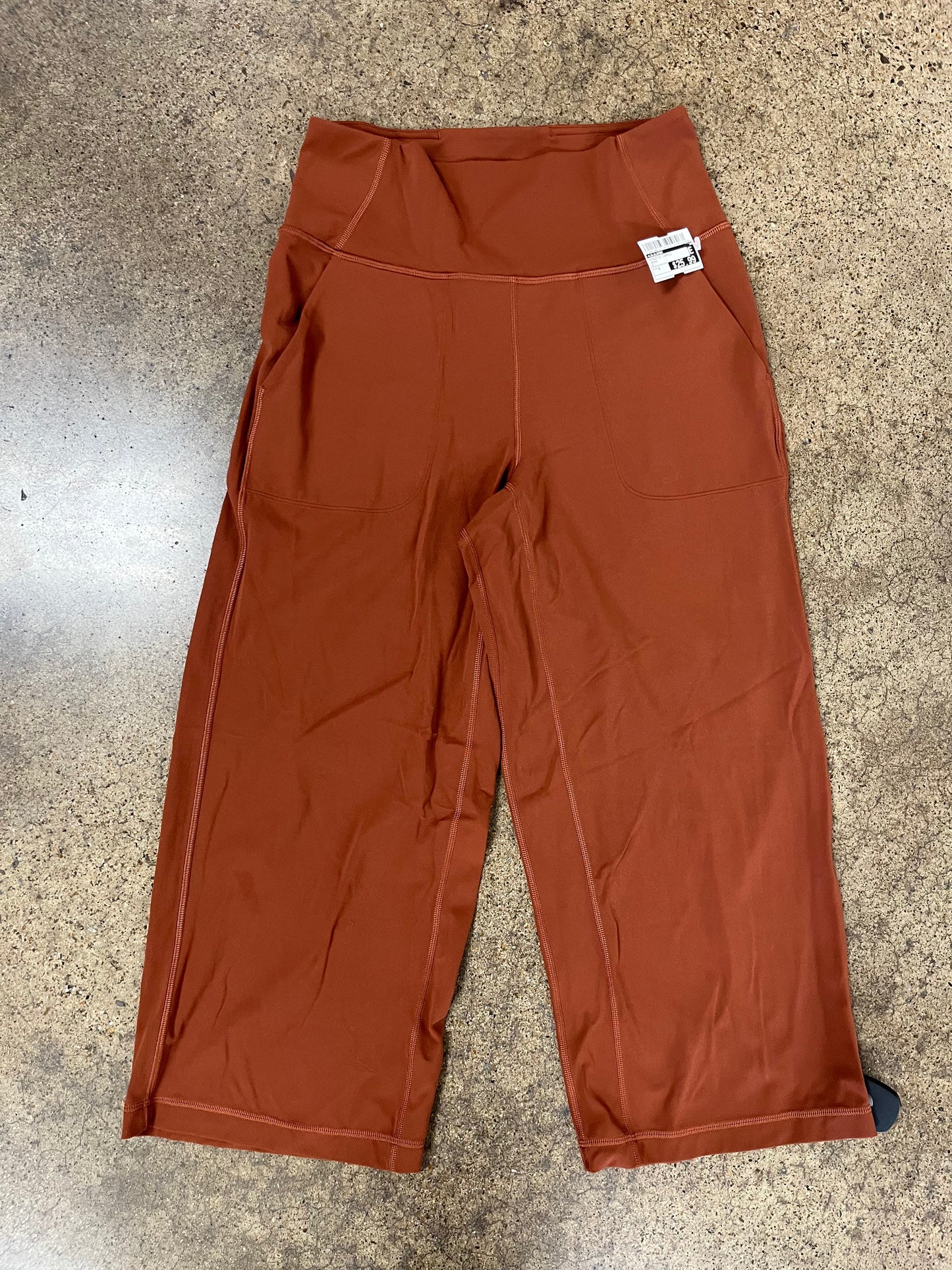 Athletic Capris By Lululemon In Brown, Size:8