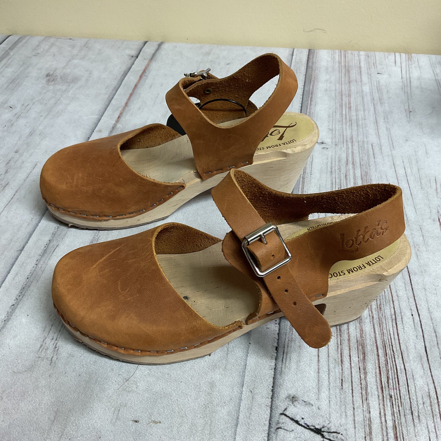 Shoes Heels Block By Cmb In Brown, Size:6.5