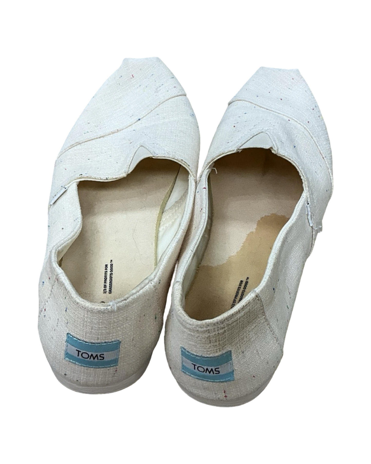 Shoes Flats By Toms In Tan, Size:10