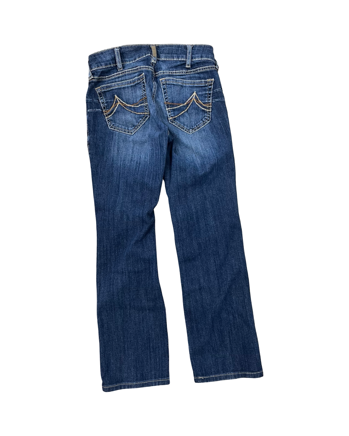 Jeans Boot Cut By Ariat In Blue Denim, Size:6