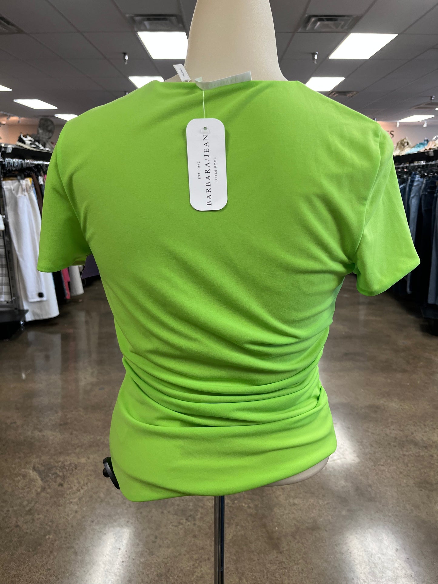 Top Ss By Helmut Lang In Green, Size:M
