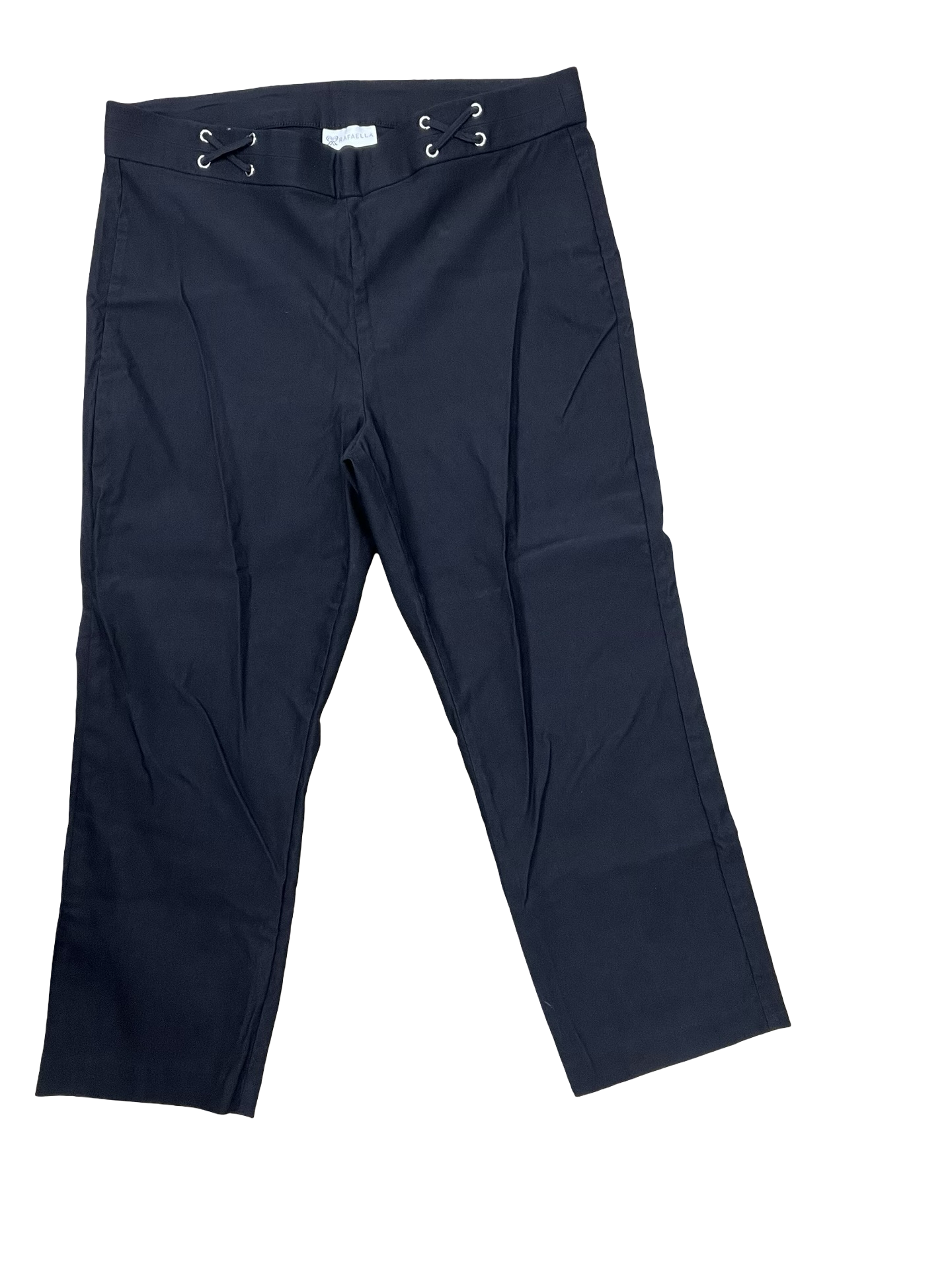 Pants Cropped By Rafaella In Black, Size:14