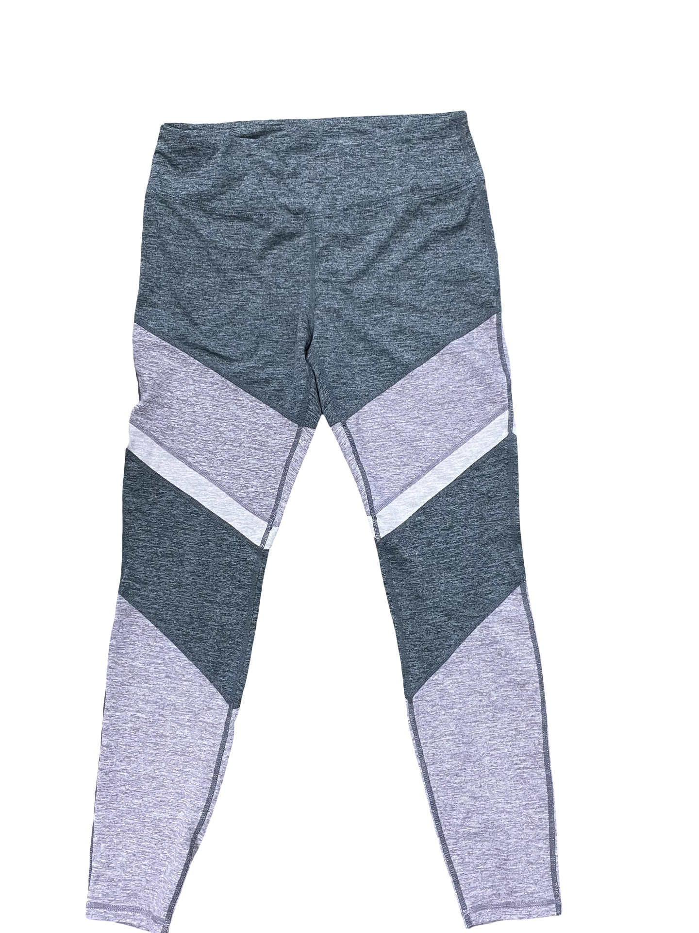 Athletic Leggings By Tangerine In Grey & Pink, Size:L
