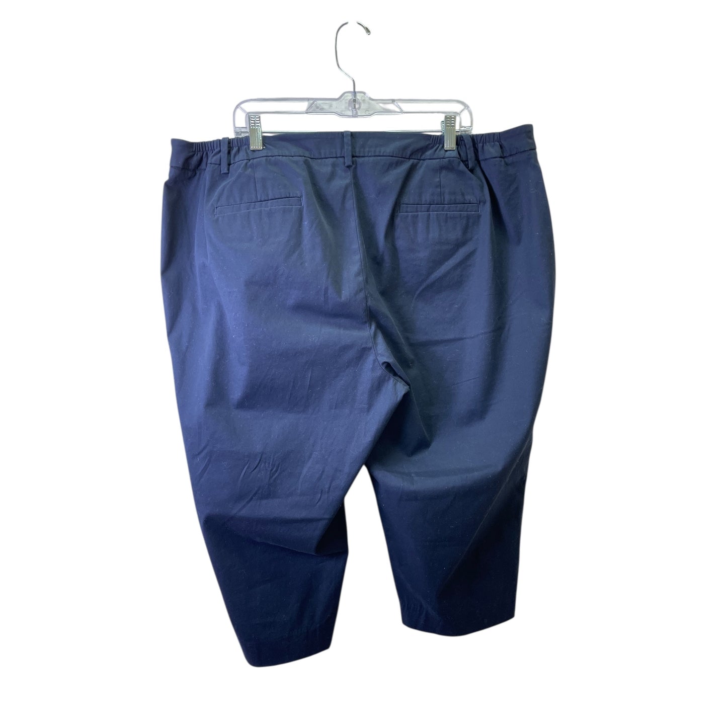 Pants Cropped By Talbots In Navy, Size:22