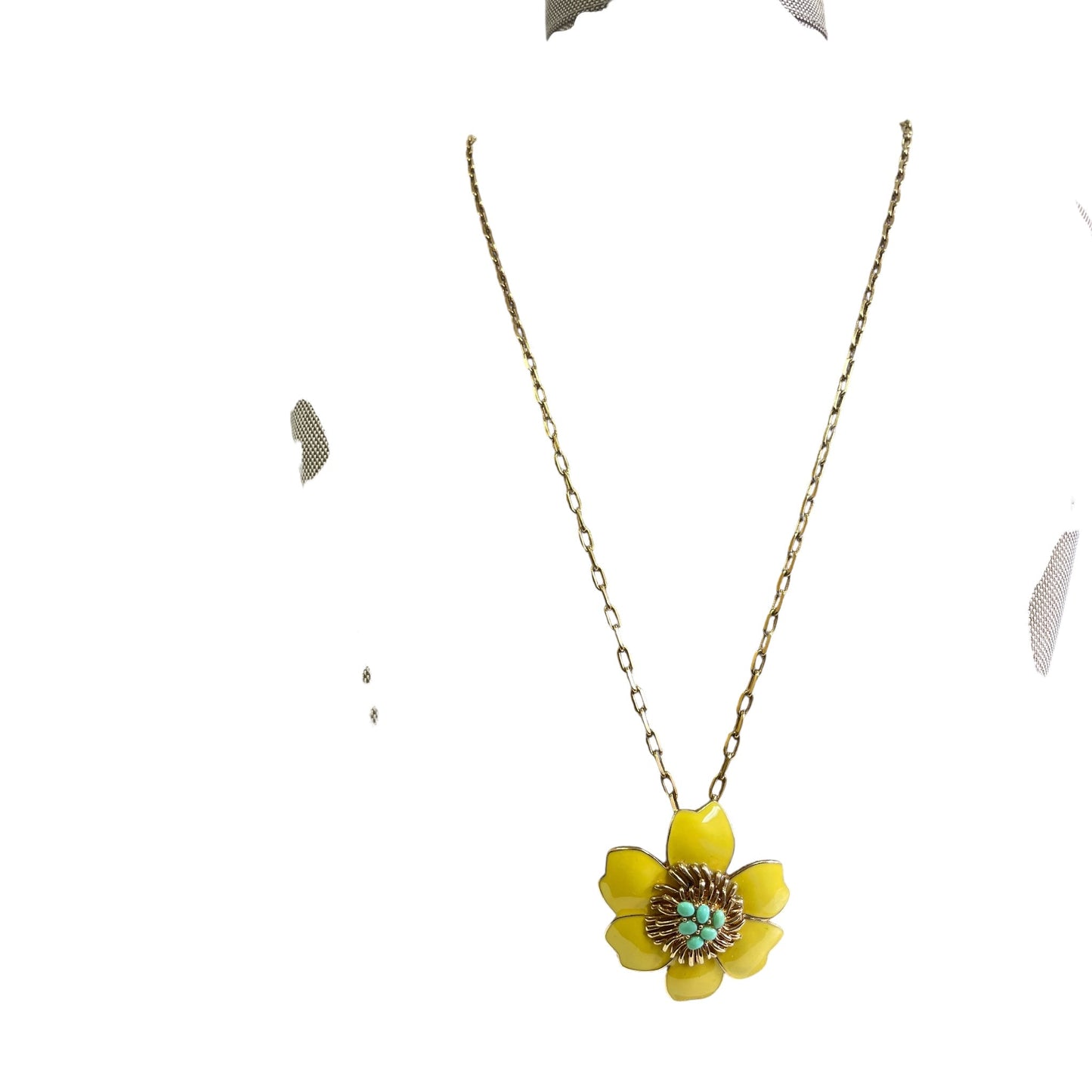 Necklace Pendant By J. Crew In Yellow