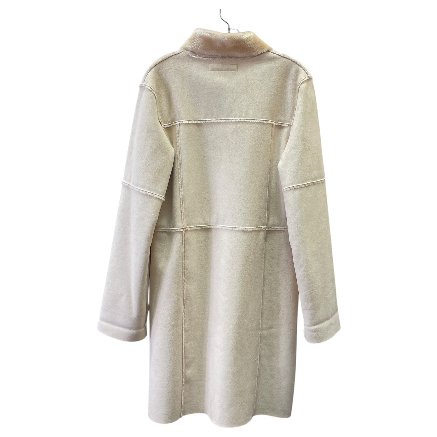 Coat Faux Fur & Sherpa By Aldo In Beige, Size:M