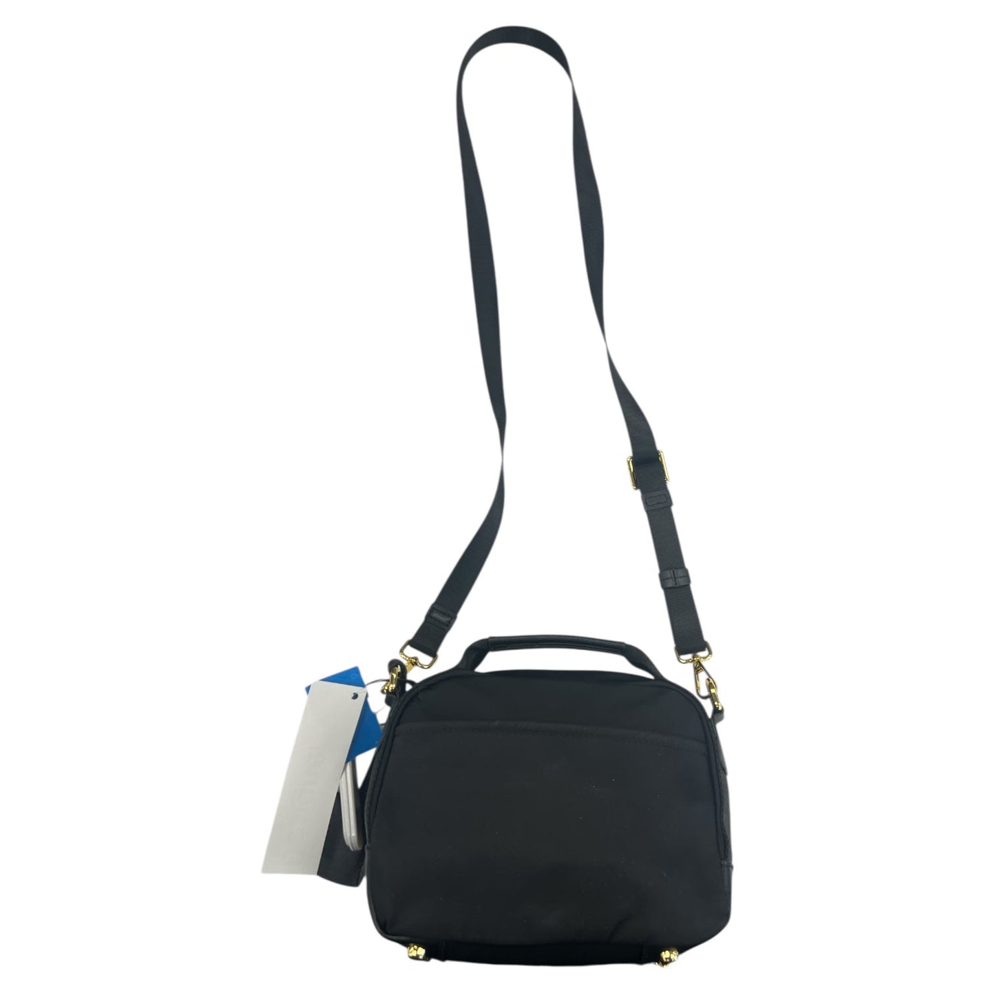 Crossbody Designer By Tumi In Black, Size:Medium