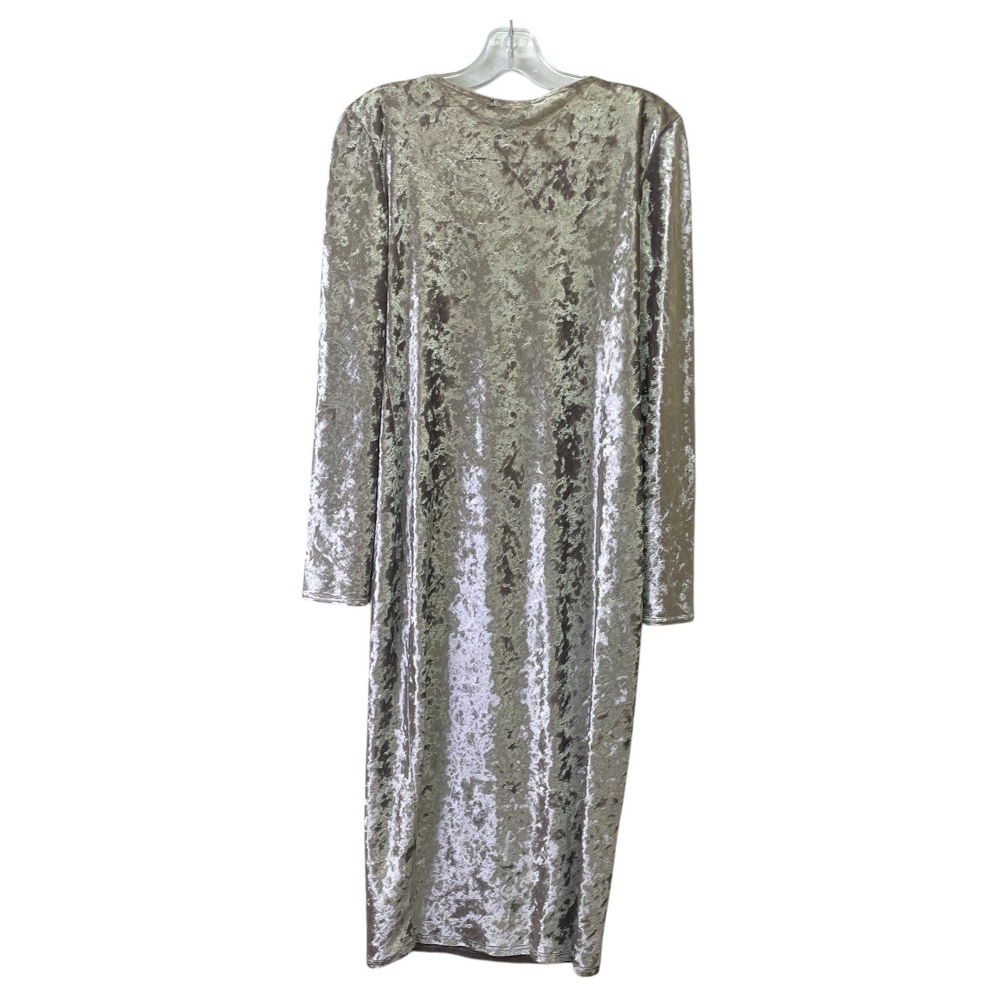 Dress Party Midi By WUKO gals In Rose Gold, Size:S