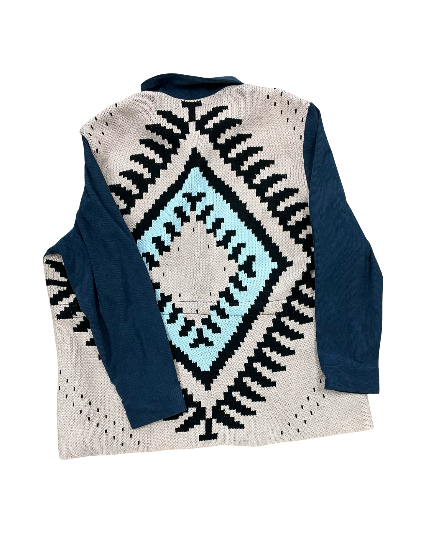 Jacket Shirt By Clothes Mentor In Blue & Pink, Size:2X