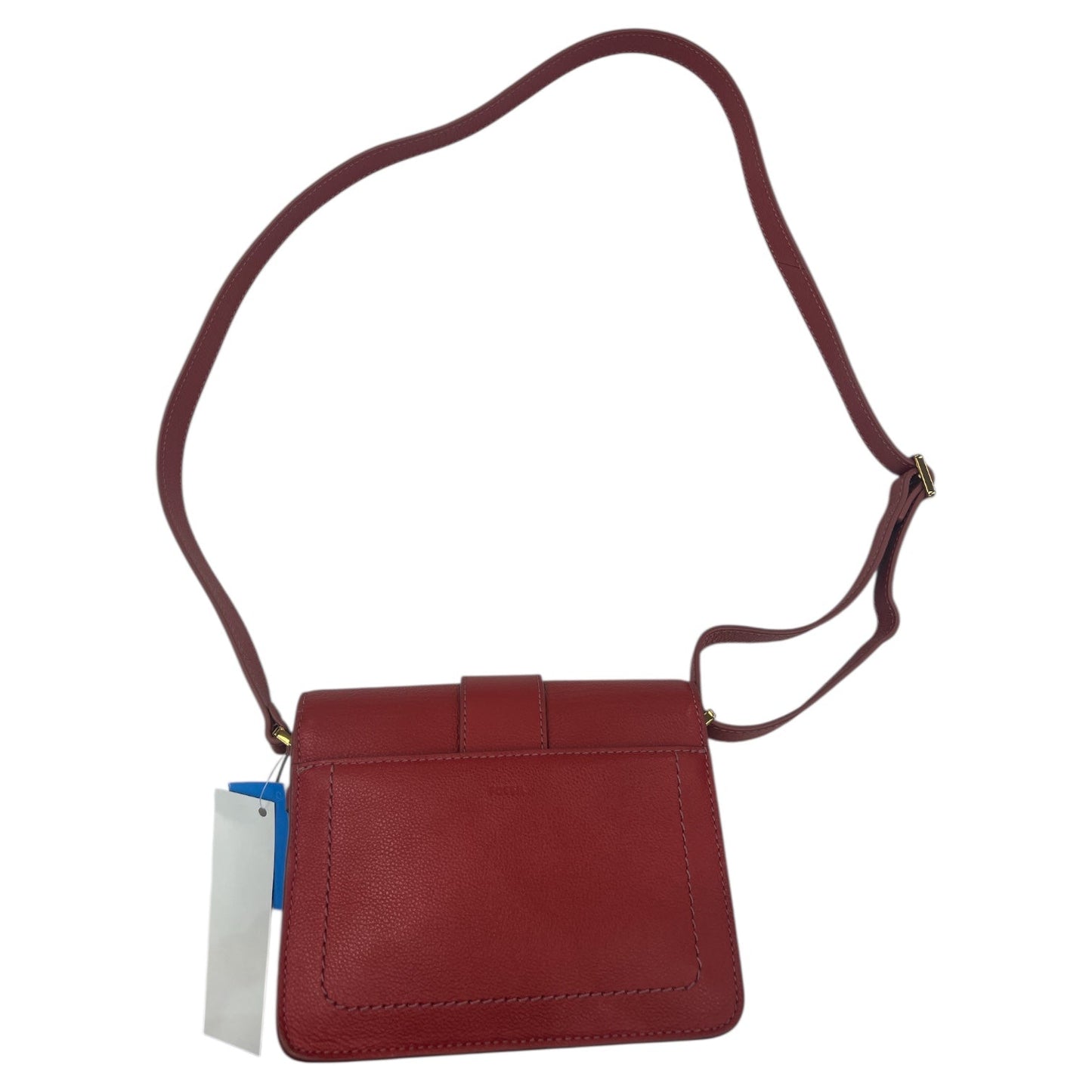 Crossbody Leather By Fossil In Red, Size:Small