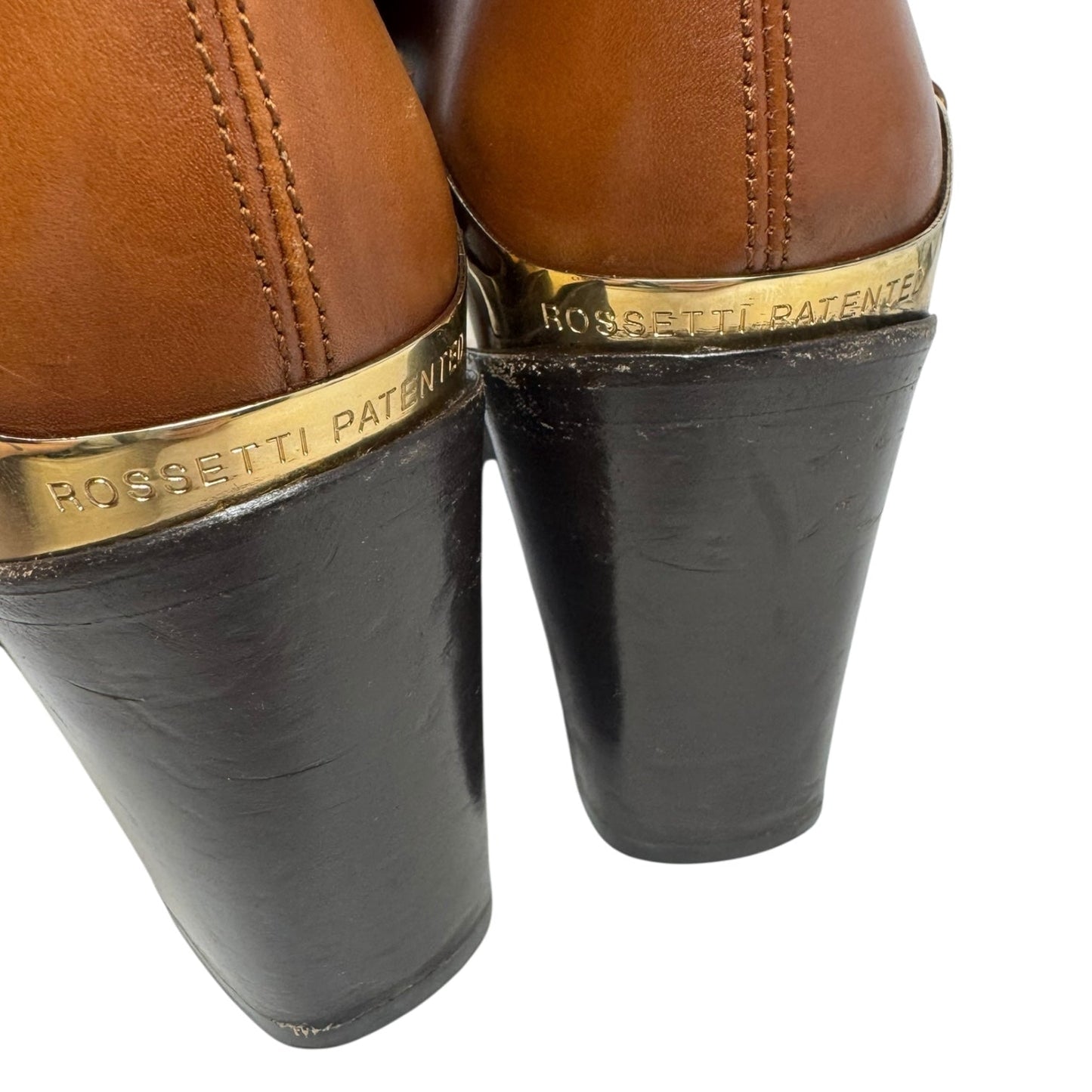 Lady Antique Boots Ankle Heels By Fratelli Rossetti In Brown, Size: 7