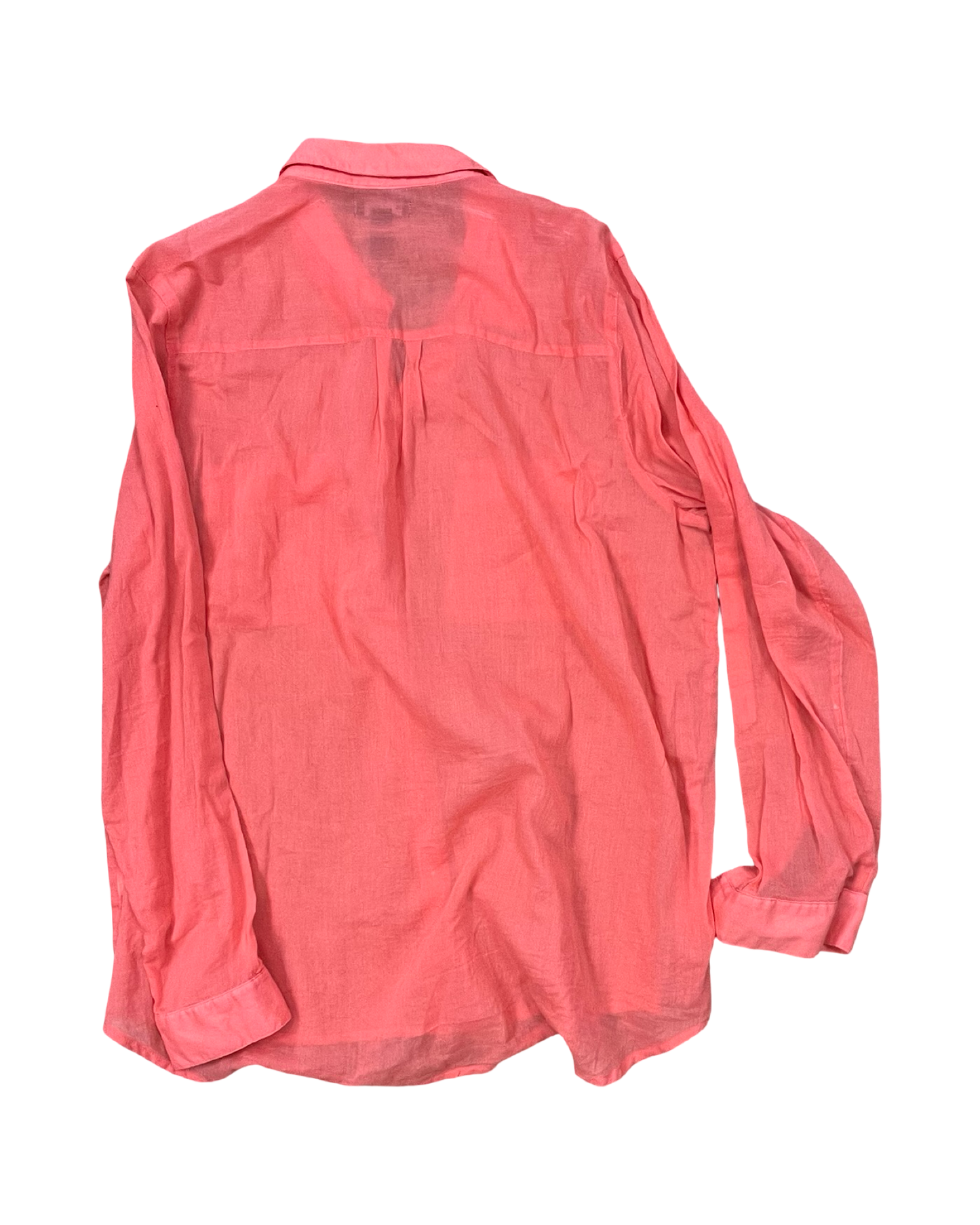 Blouse Ls By Gap In Coral, Size:L