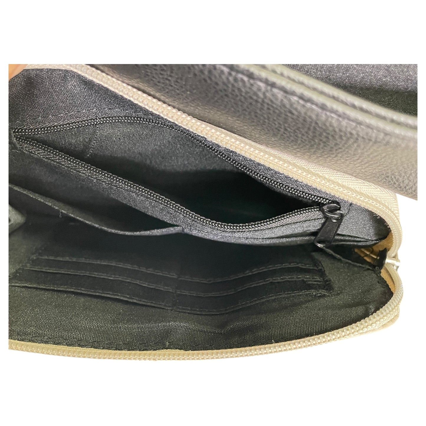 Crossbody Leather By Tignanello Purses In Taupe, Size:Small