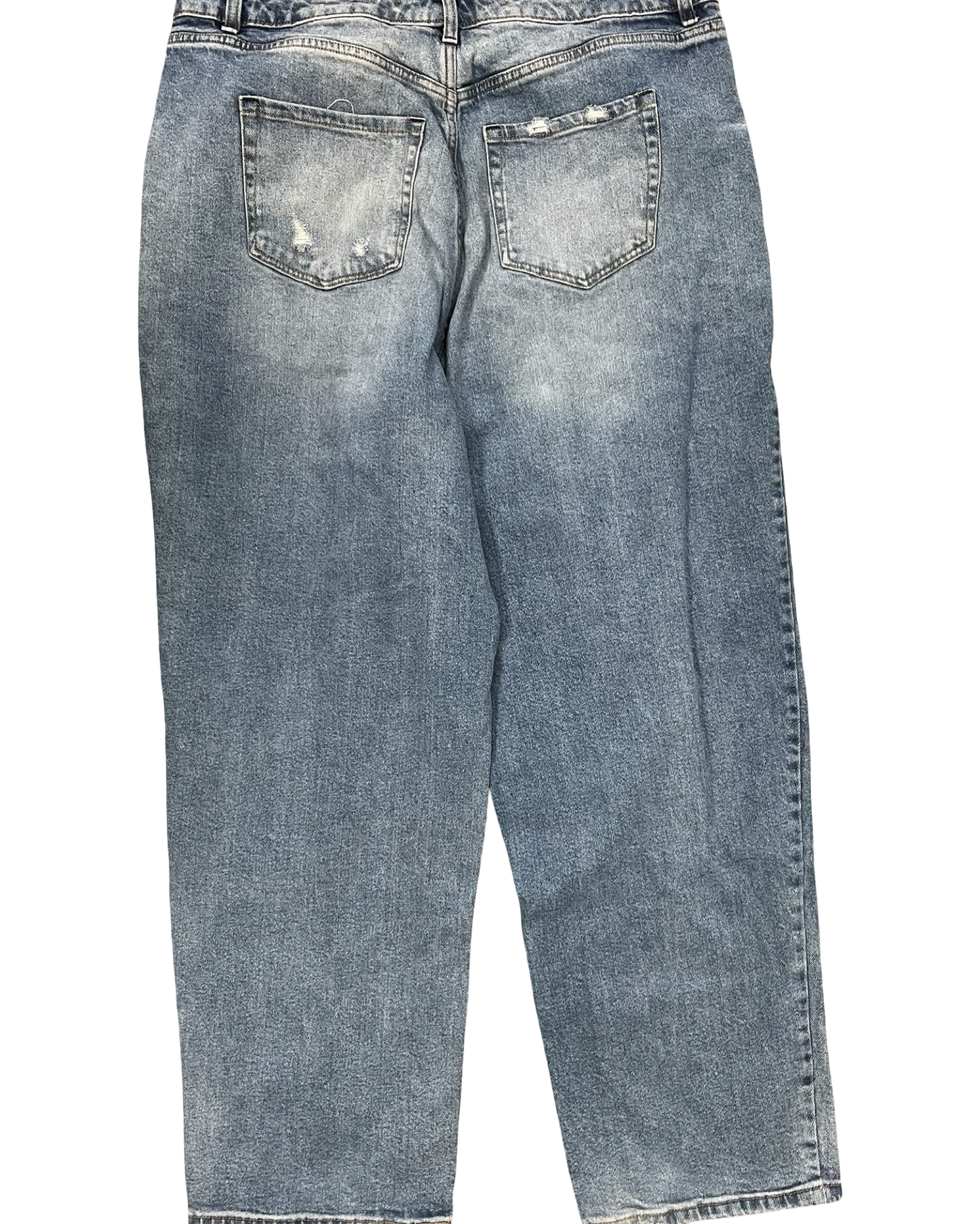 Jeans Straight By Lane Bryant In Blue Denim, Size:16