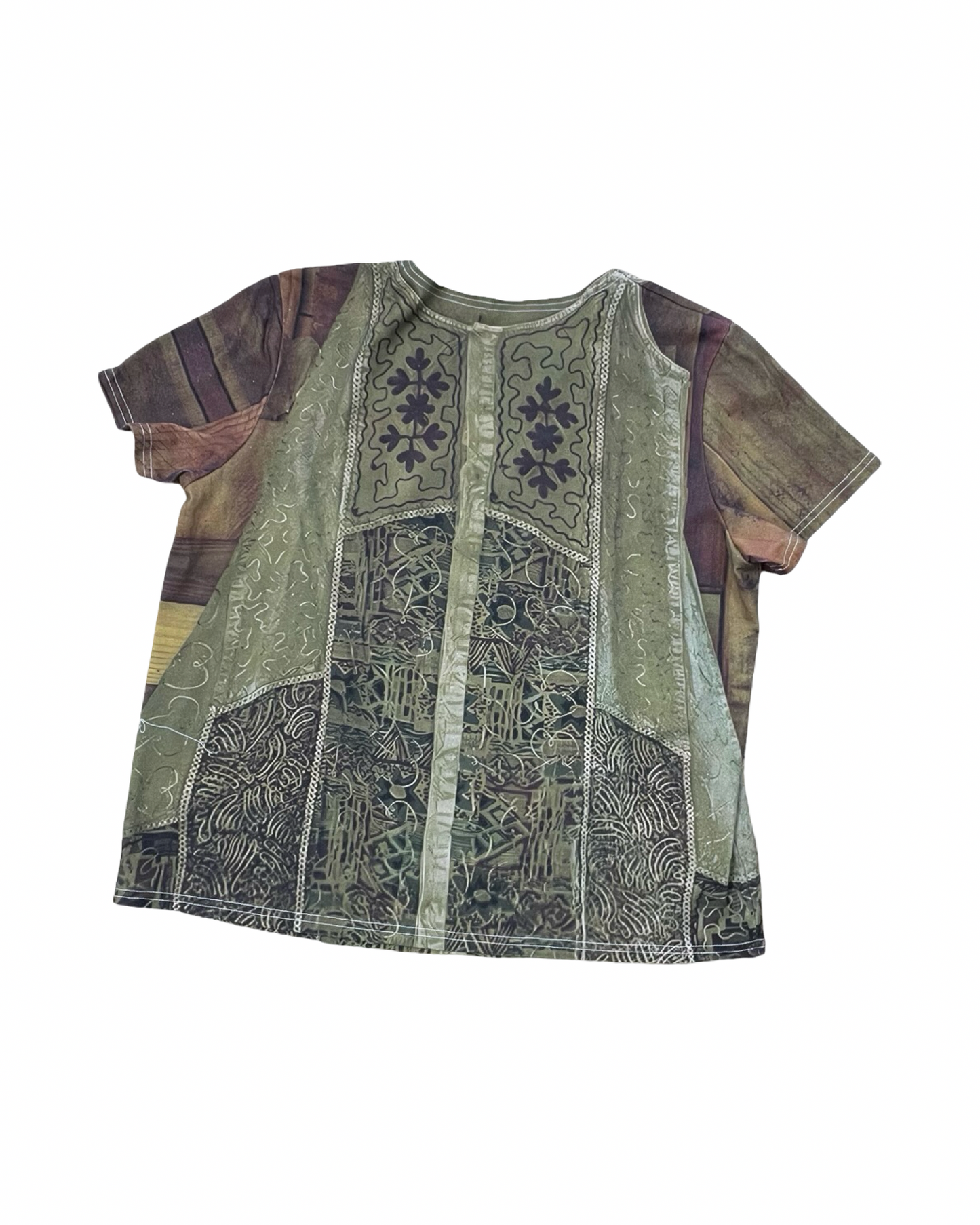 Top Ss By Clothes Mentor In Green, Size:L