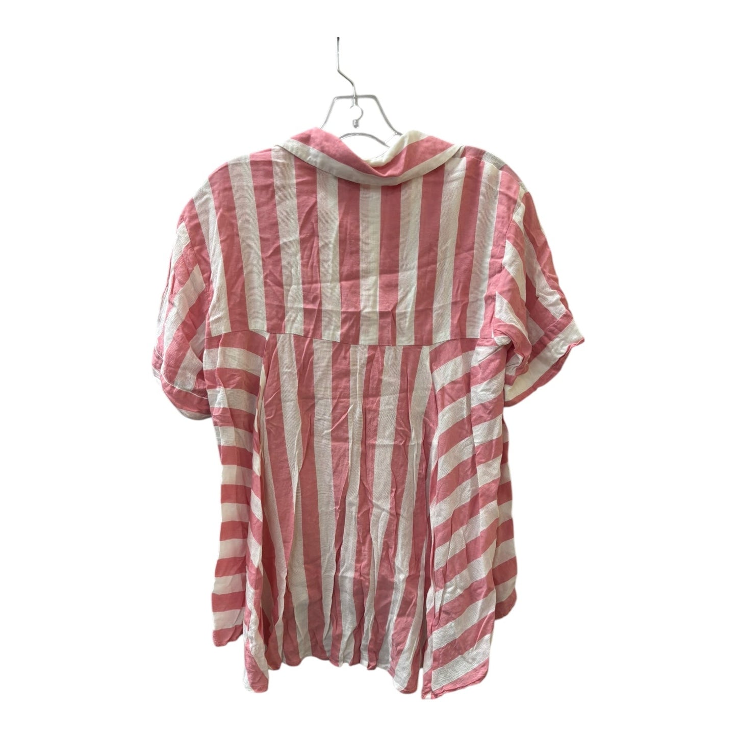 Top Ss By Vince Camuto In Pink & White, Size:Xs