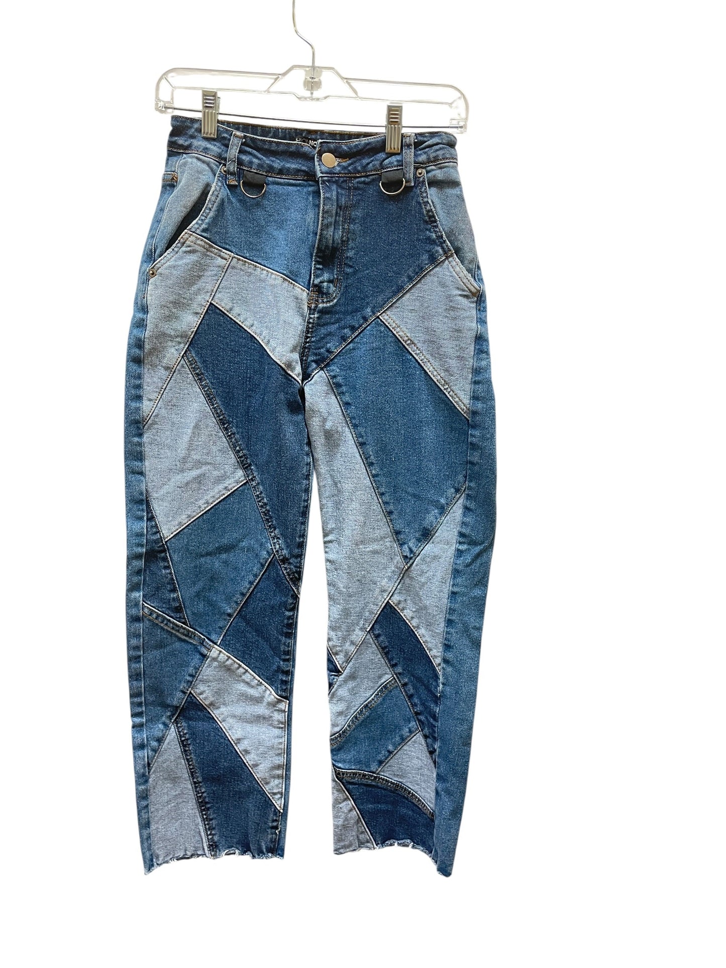 Jeans Wide Leg By Fashion Nova In Blue, Size:S