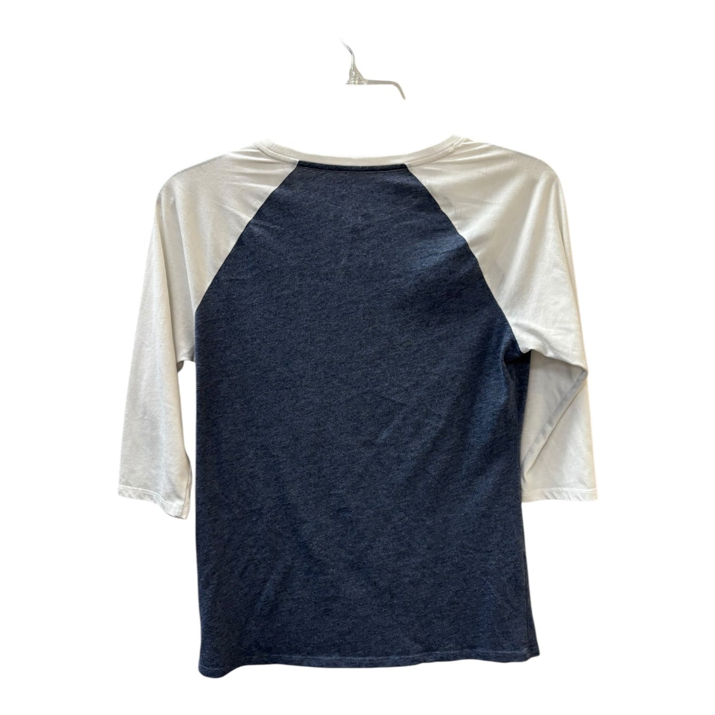 Athletic Top Ls Crewneck By Nike Apparel In Blue & Red & White, Size:S