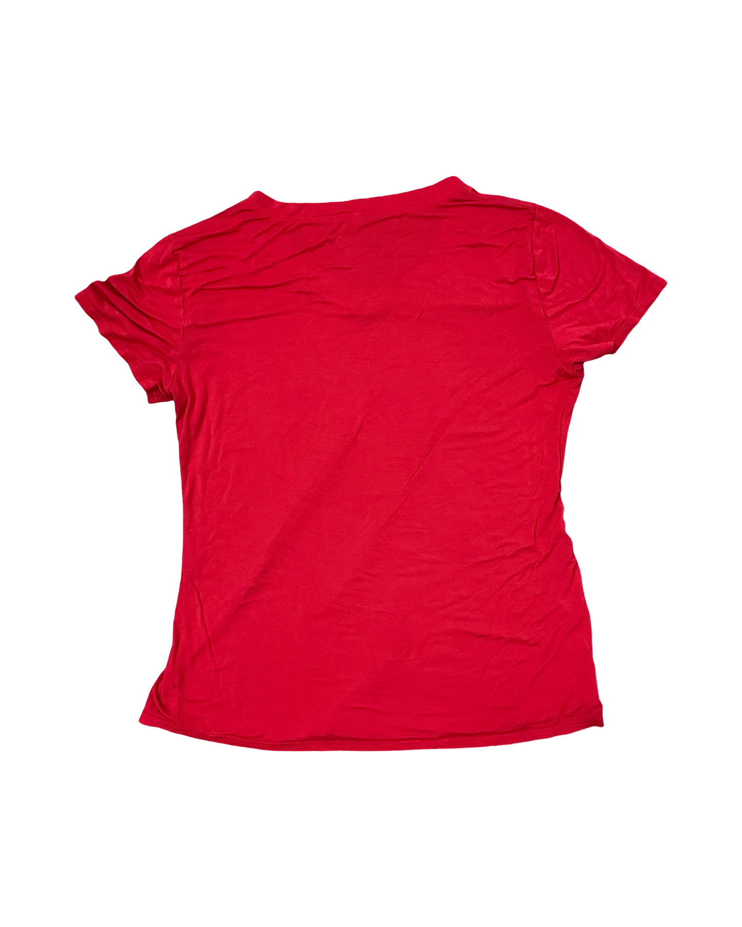 Top Ss Basic By Clothes Mentor In Red, Size:L