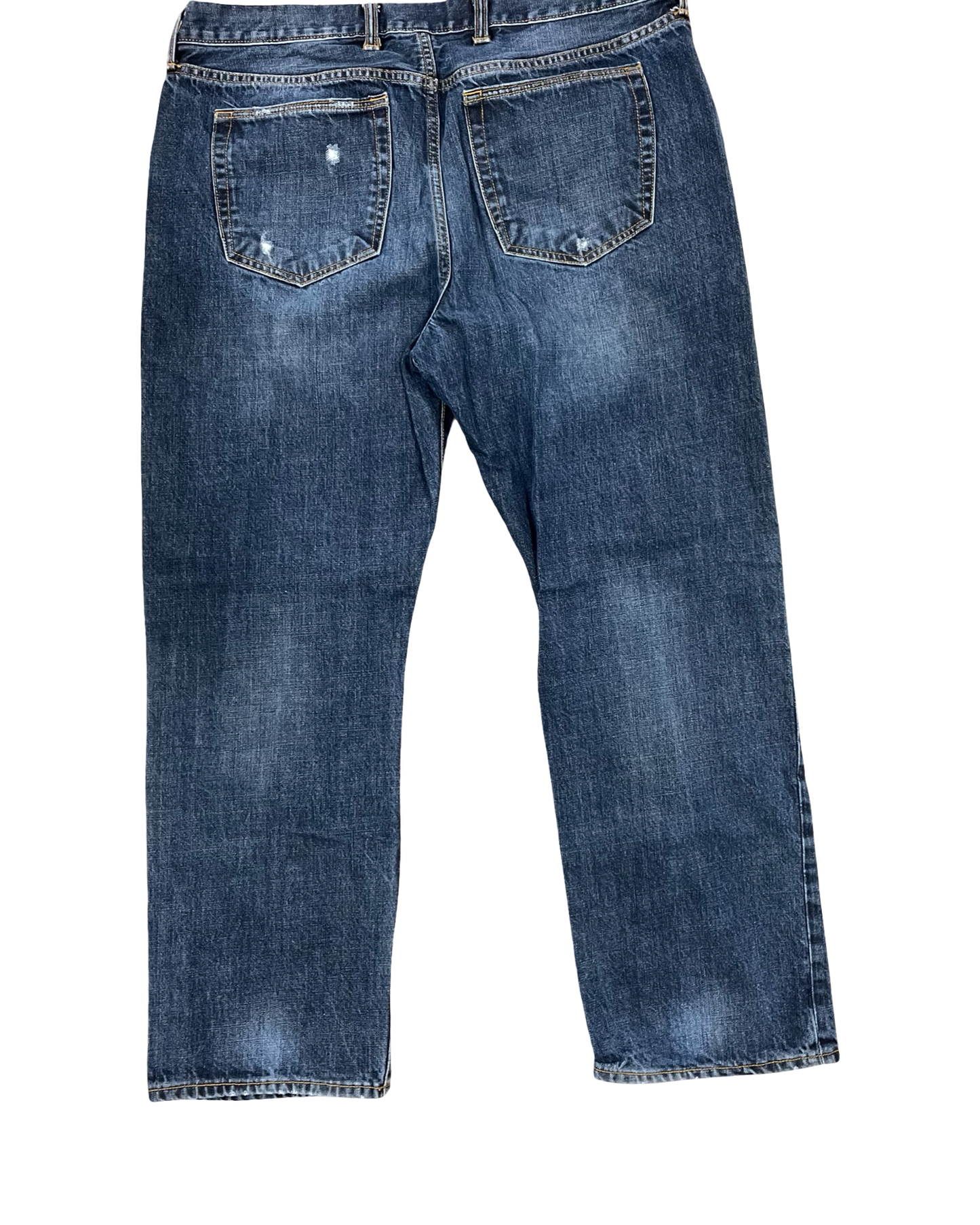 Jeans Straight By Gap In Blue Denim, Size:20