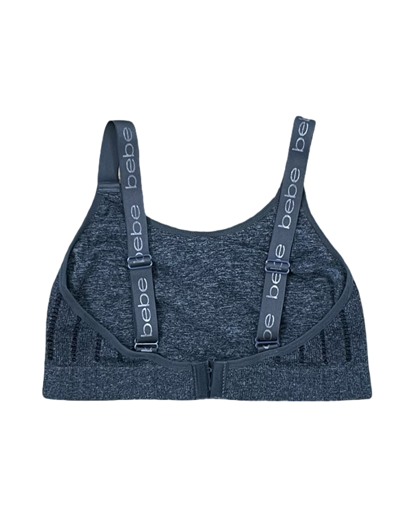 Athletic Bra By Bebe In Grey, Size:L