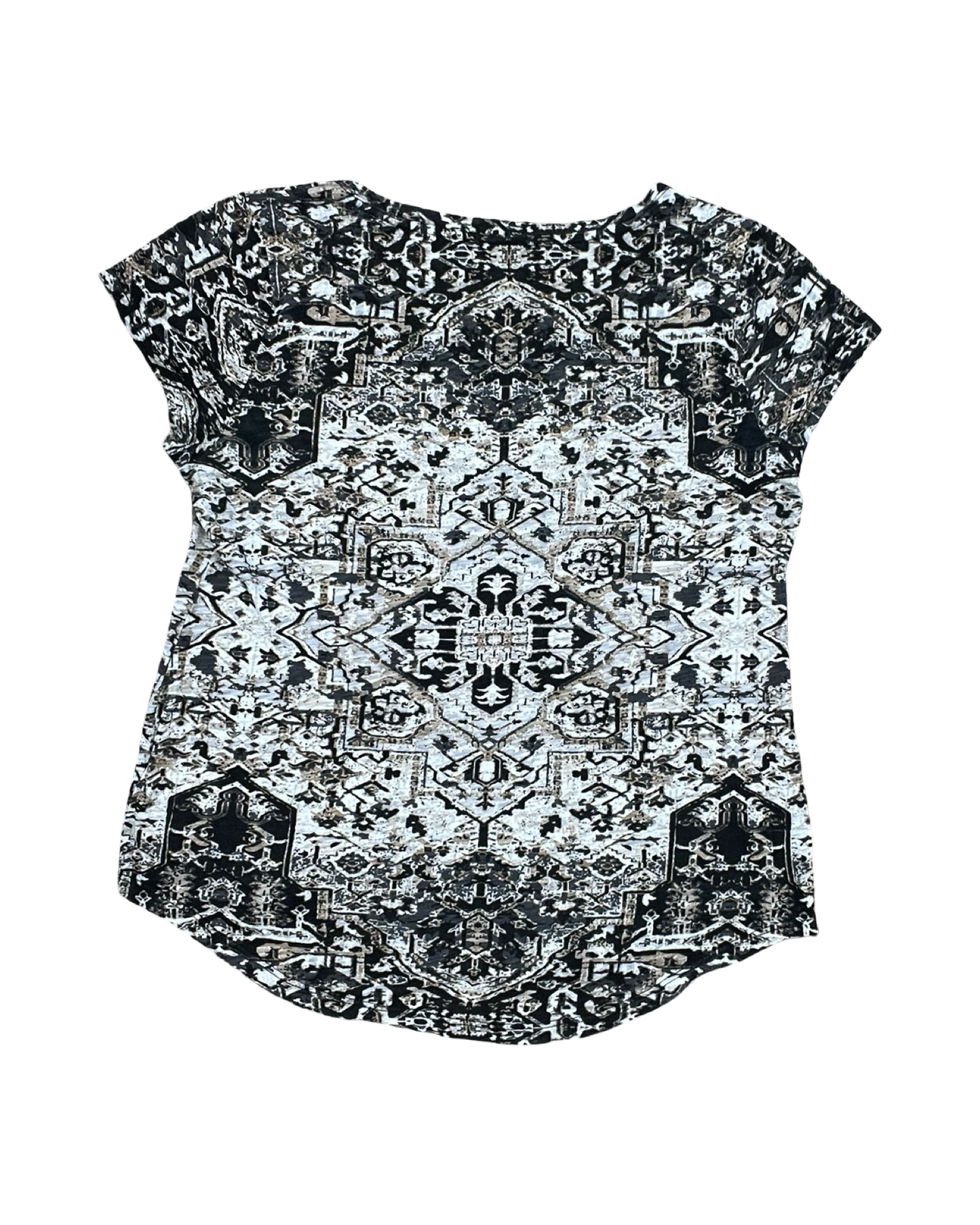 Top Ss By Lucky Brand In Black & Cream, Size:M