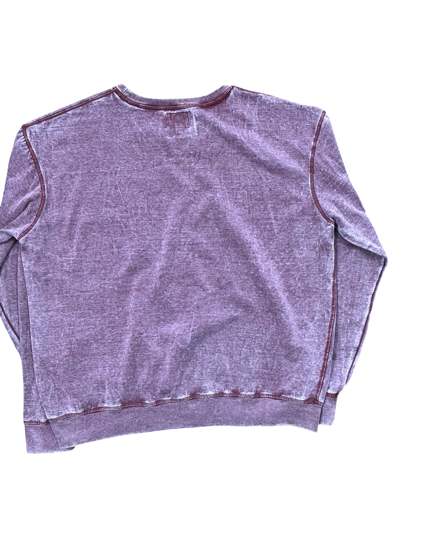 Sweatshirt Crewneck By Clothes Mentor In Maroon, Size:2X