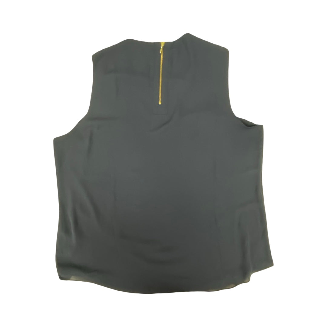 Top Sleeveless By Chicos In Navy, Size:Xl