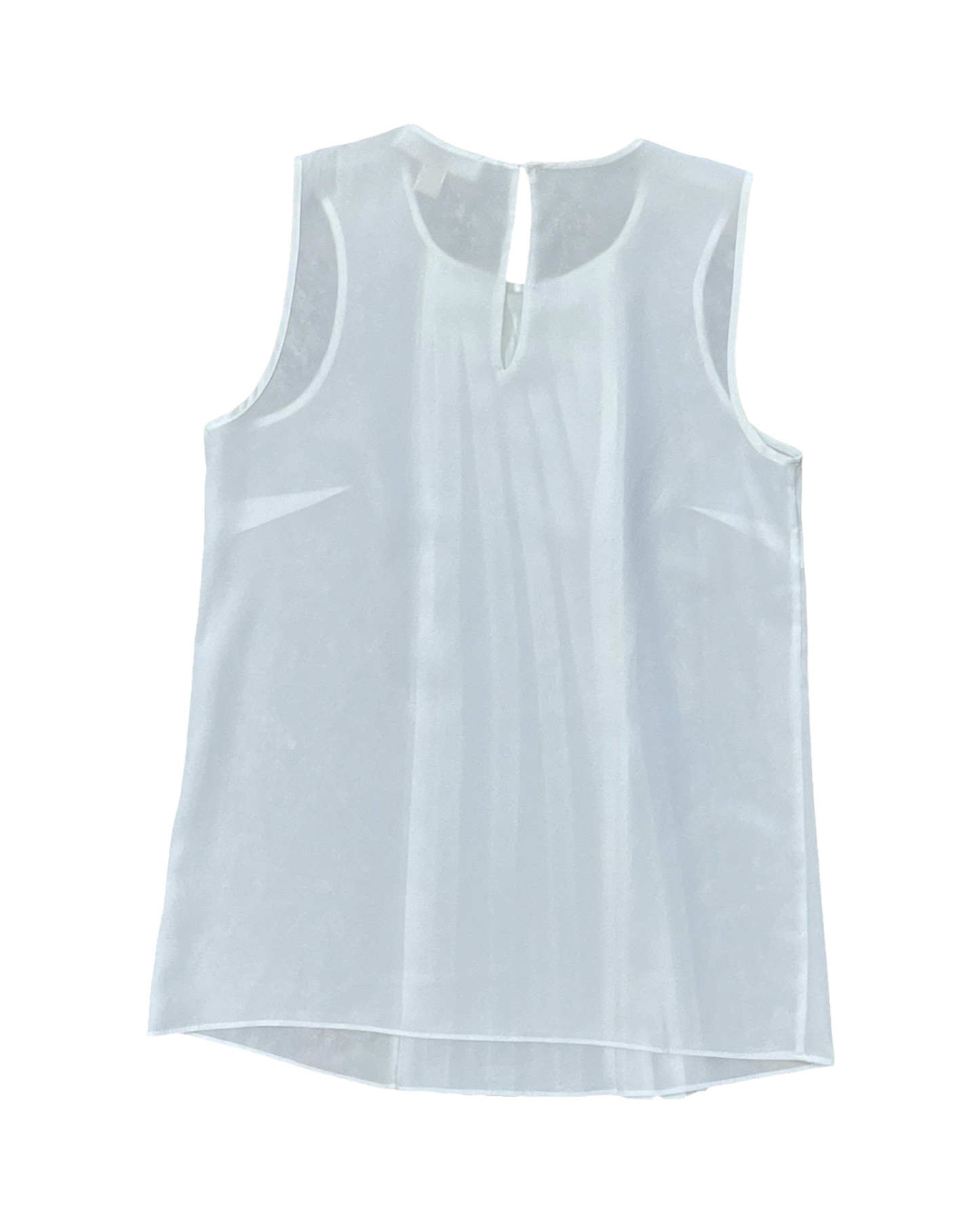 Top Sleeveless By Michael By Michael Kors In White, Size:Xs