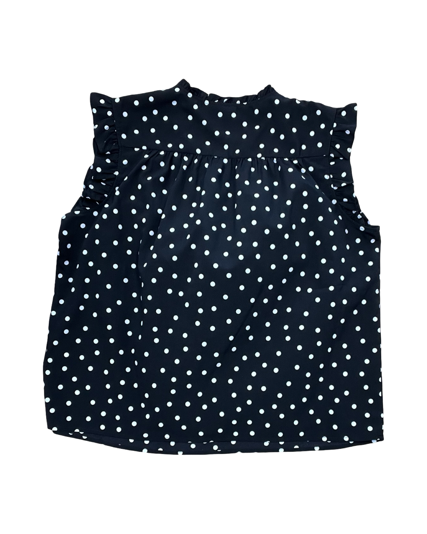 Top Sleeveless By On 34Th In Black & White, Size:Xl