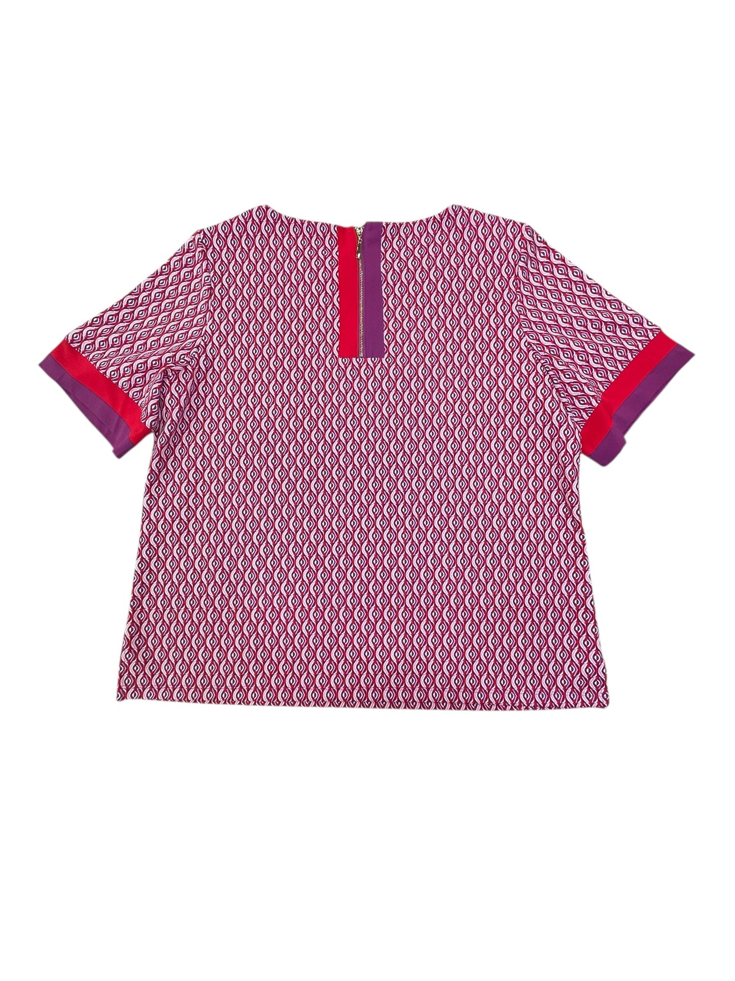 Top Ss By Chicos In Purple & Red, Size:L