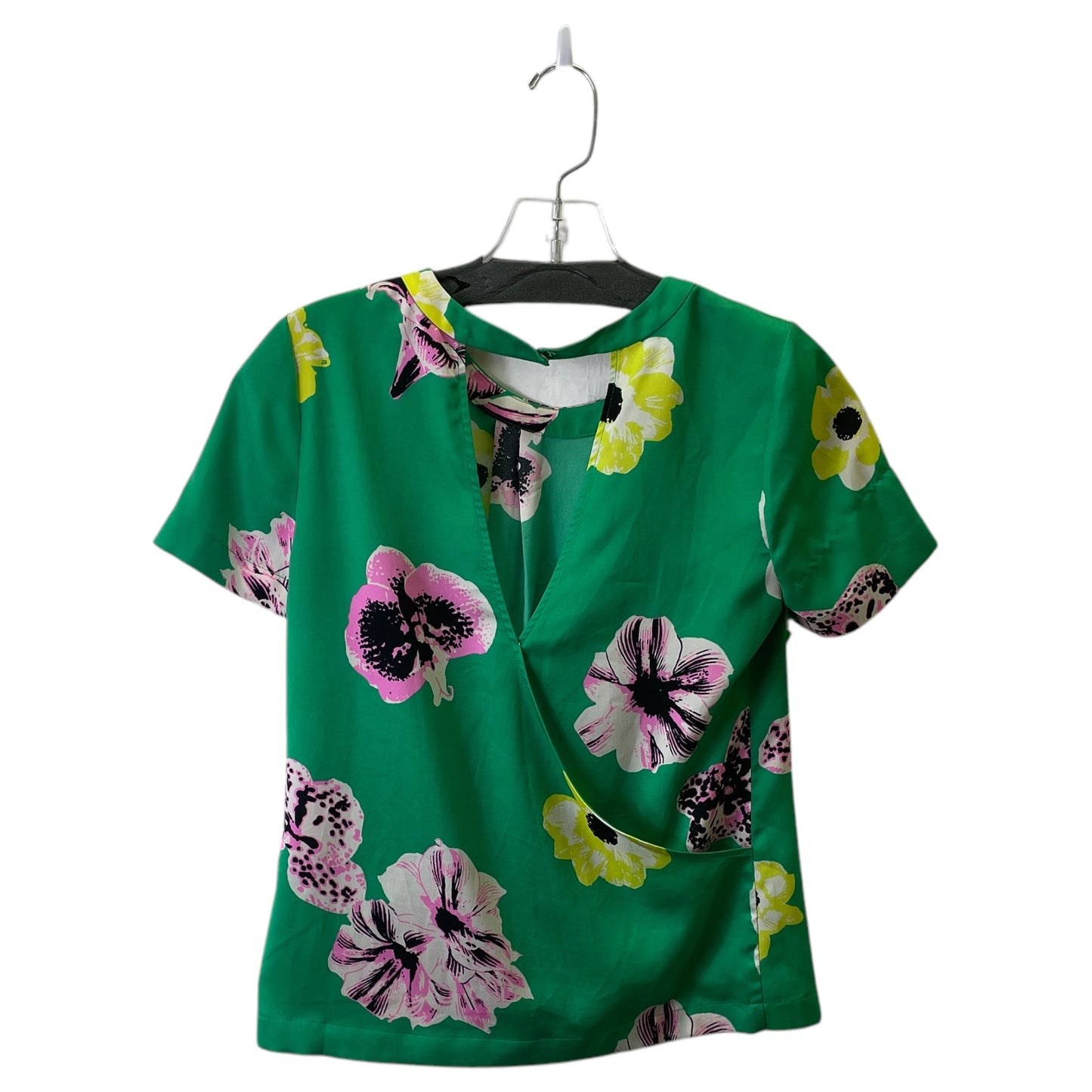 Top Ss By J. Crew In Green, Size:Xxs