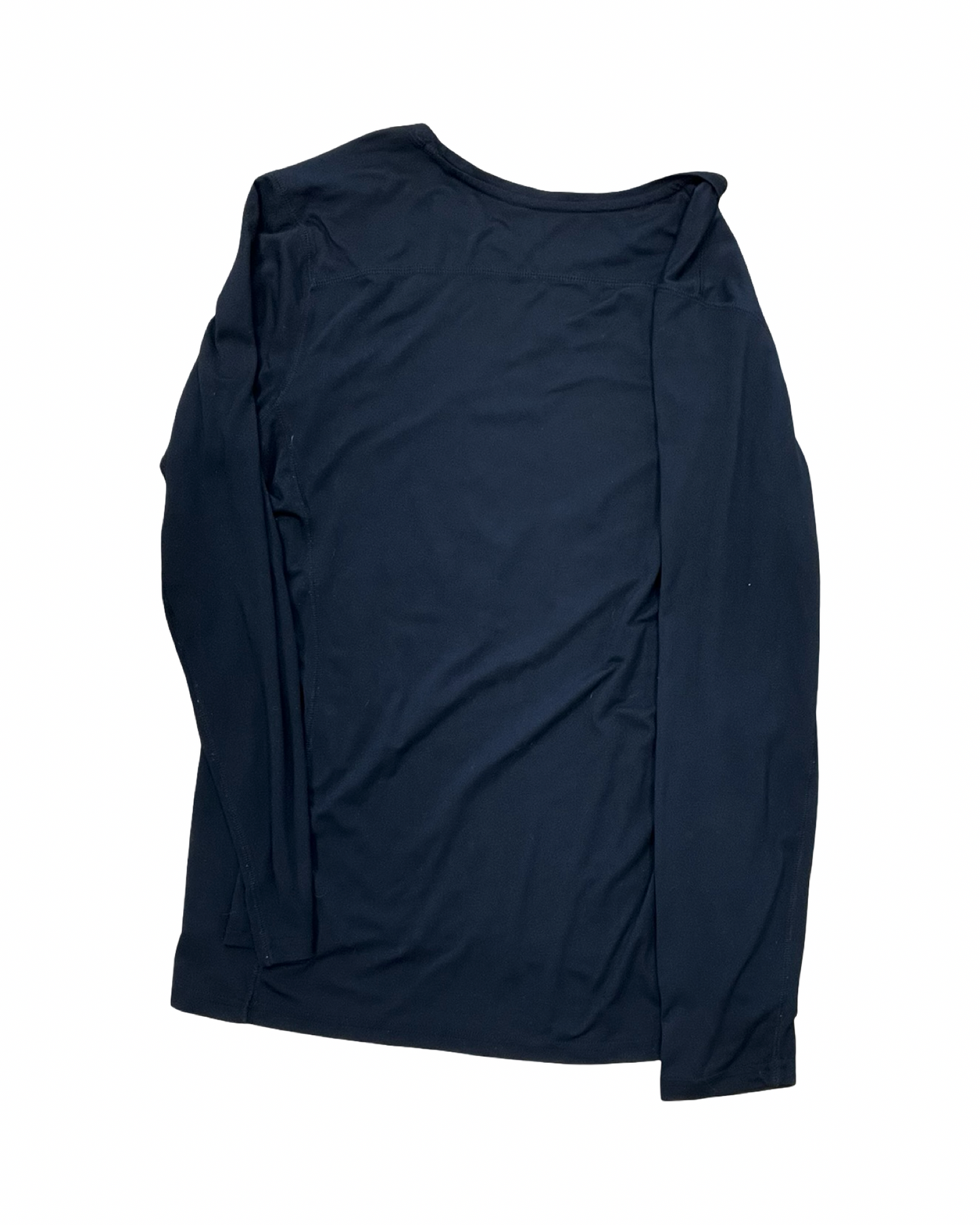 Athletic Top Ls Collar By Clothes Mentor In Black, Size:L